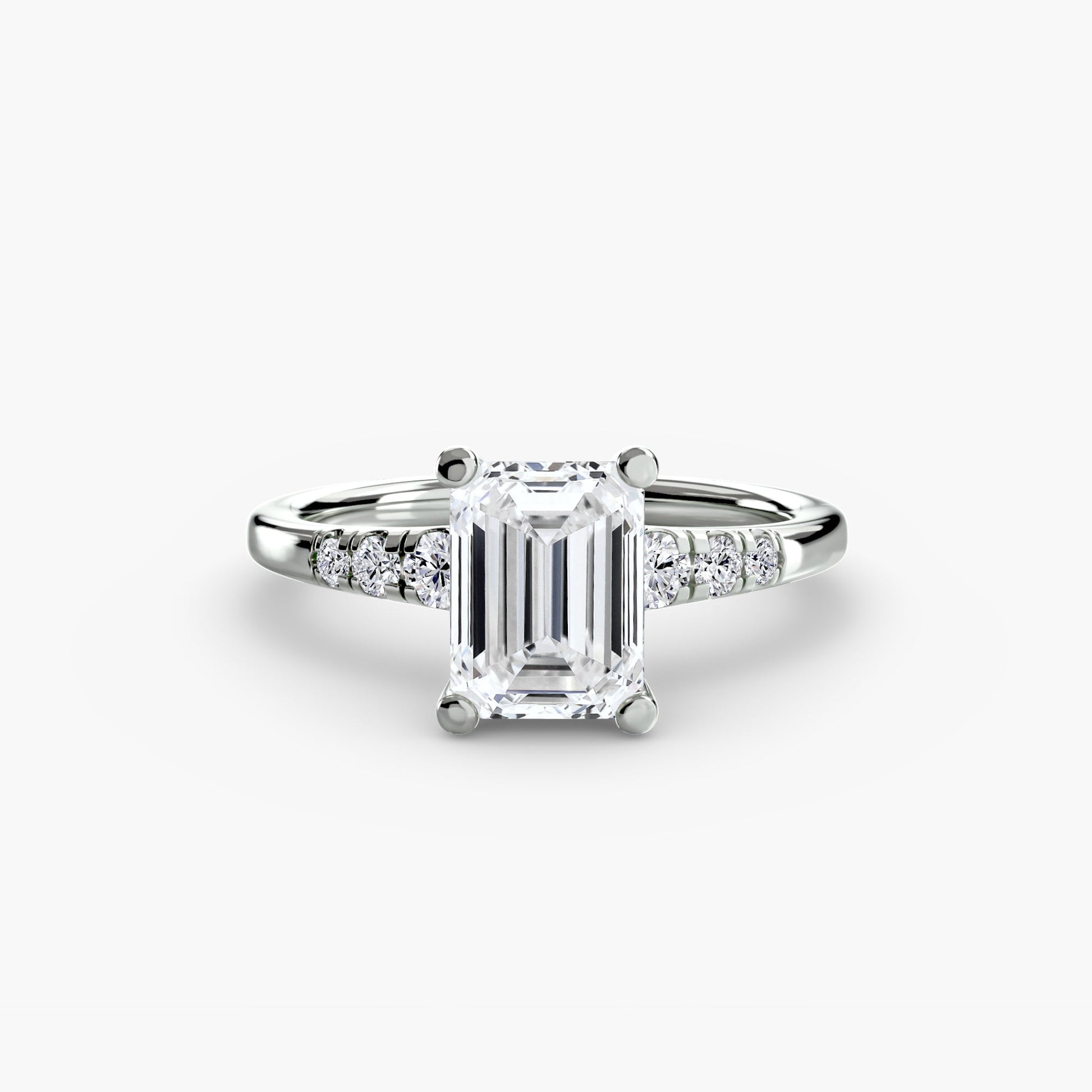Solitaire with Shoulder Accents - Prestige Stones
