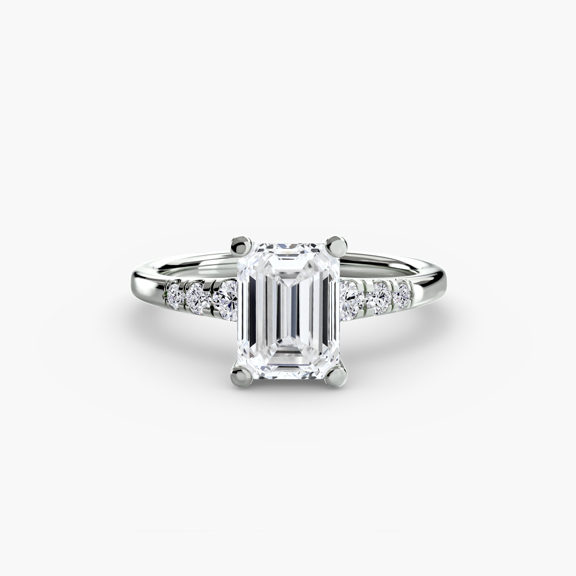 Solitaire with Shoulder Accents - Prestige Stones