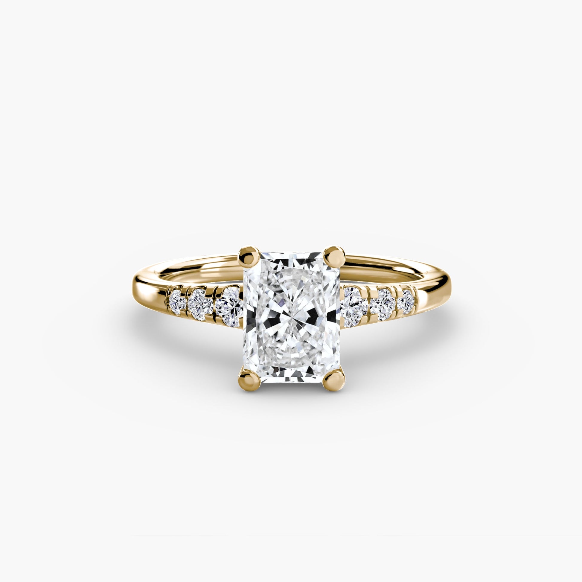 Solitaire with Shoulder Accents - Prestige Stones