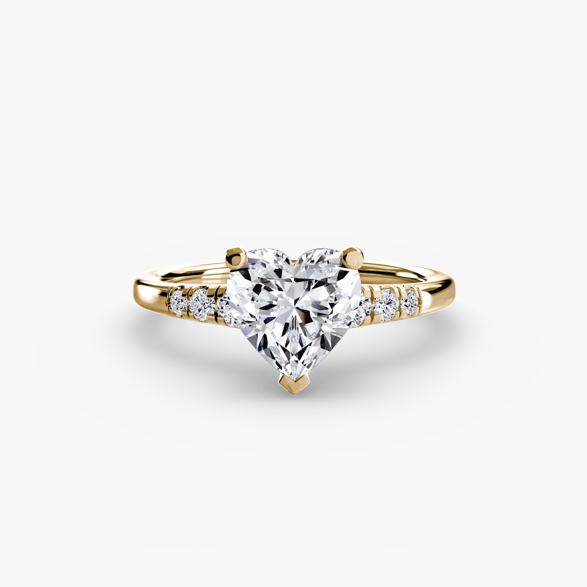 Solitaire with Shoulder Accents - Prestige Stones