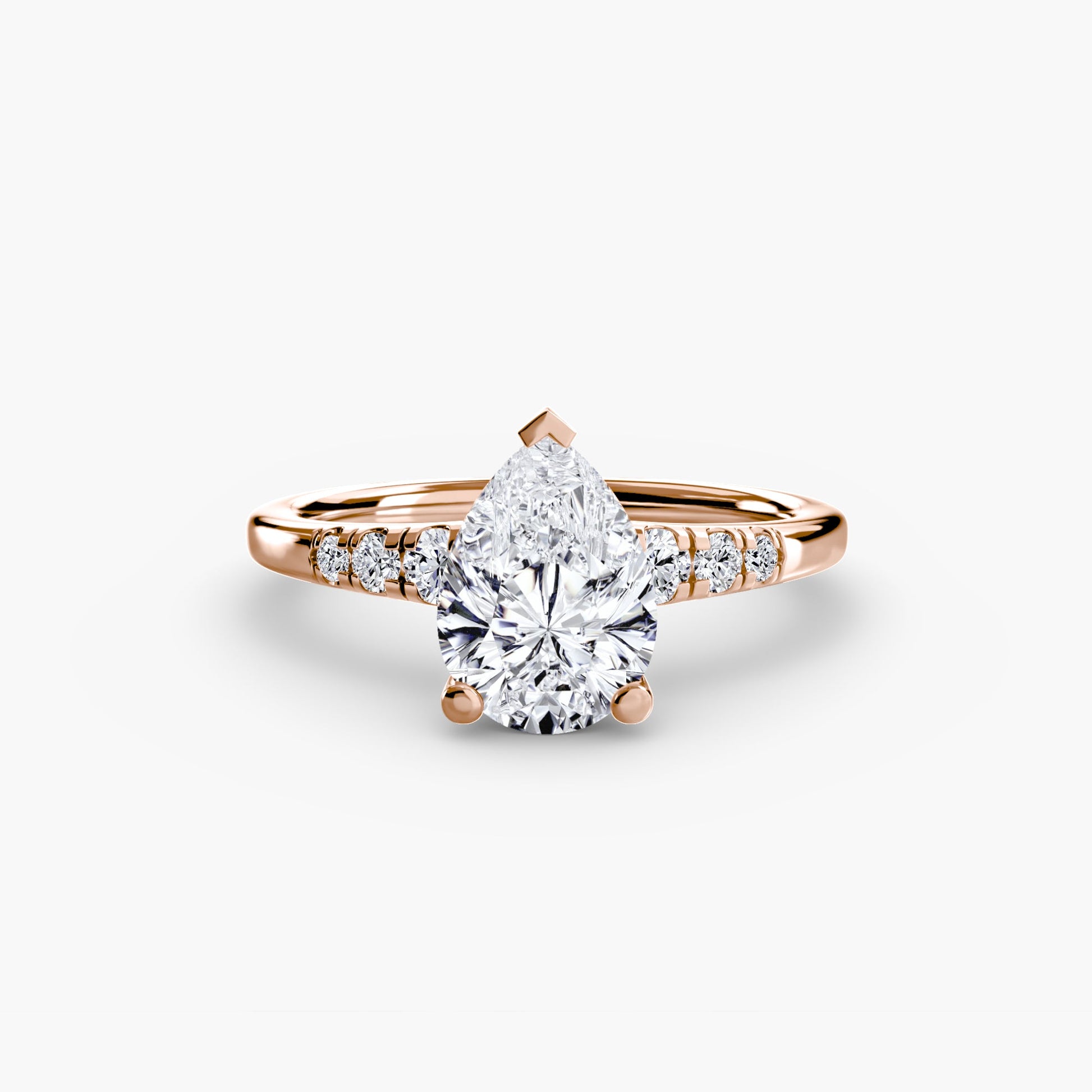 Solitaire with Shoulder Accents - Prestige Stones