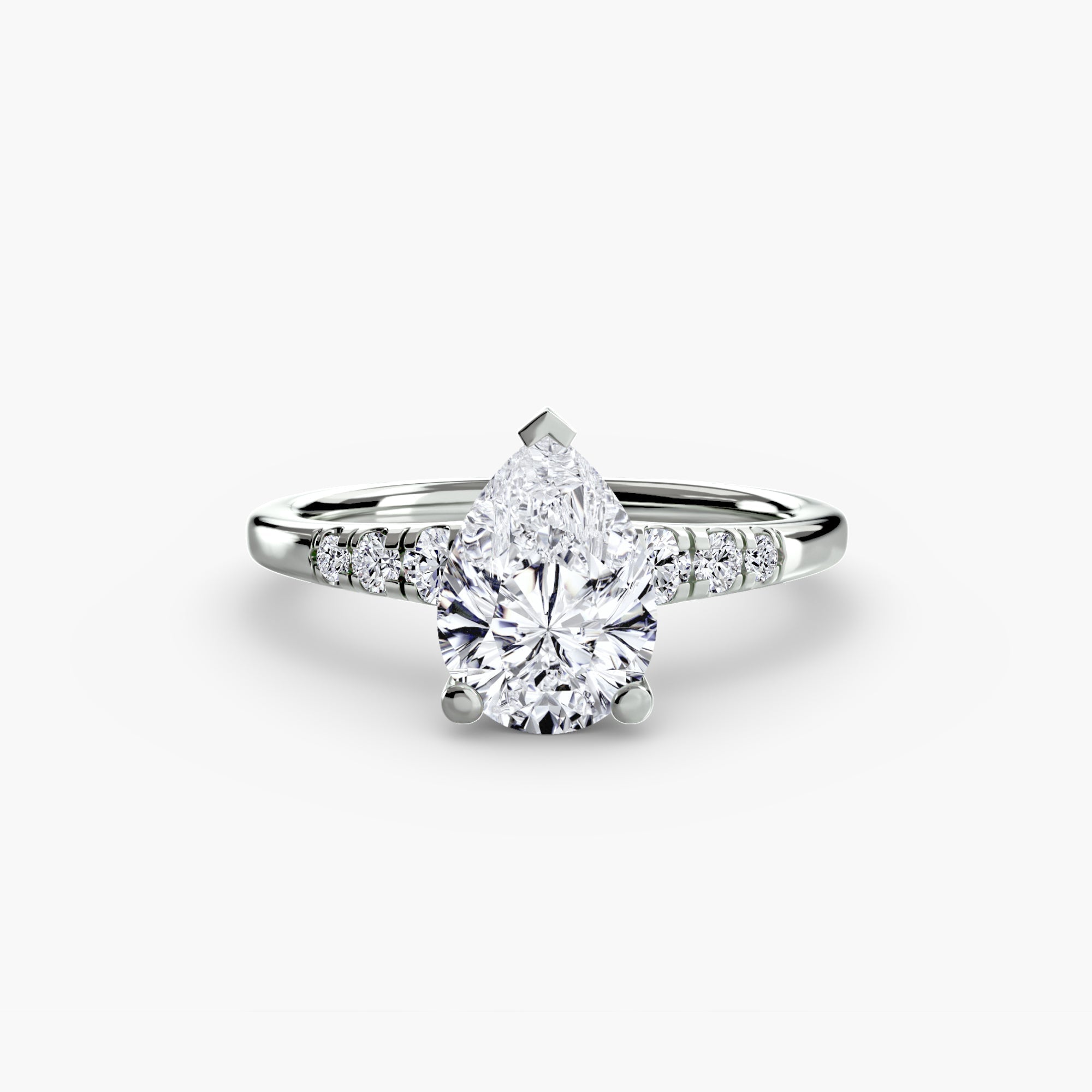 Solitaire with Shoulder Accents - Prestige Stones