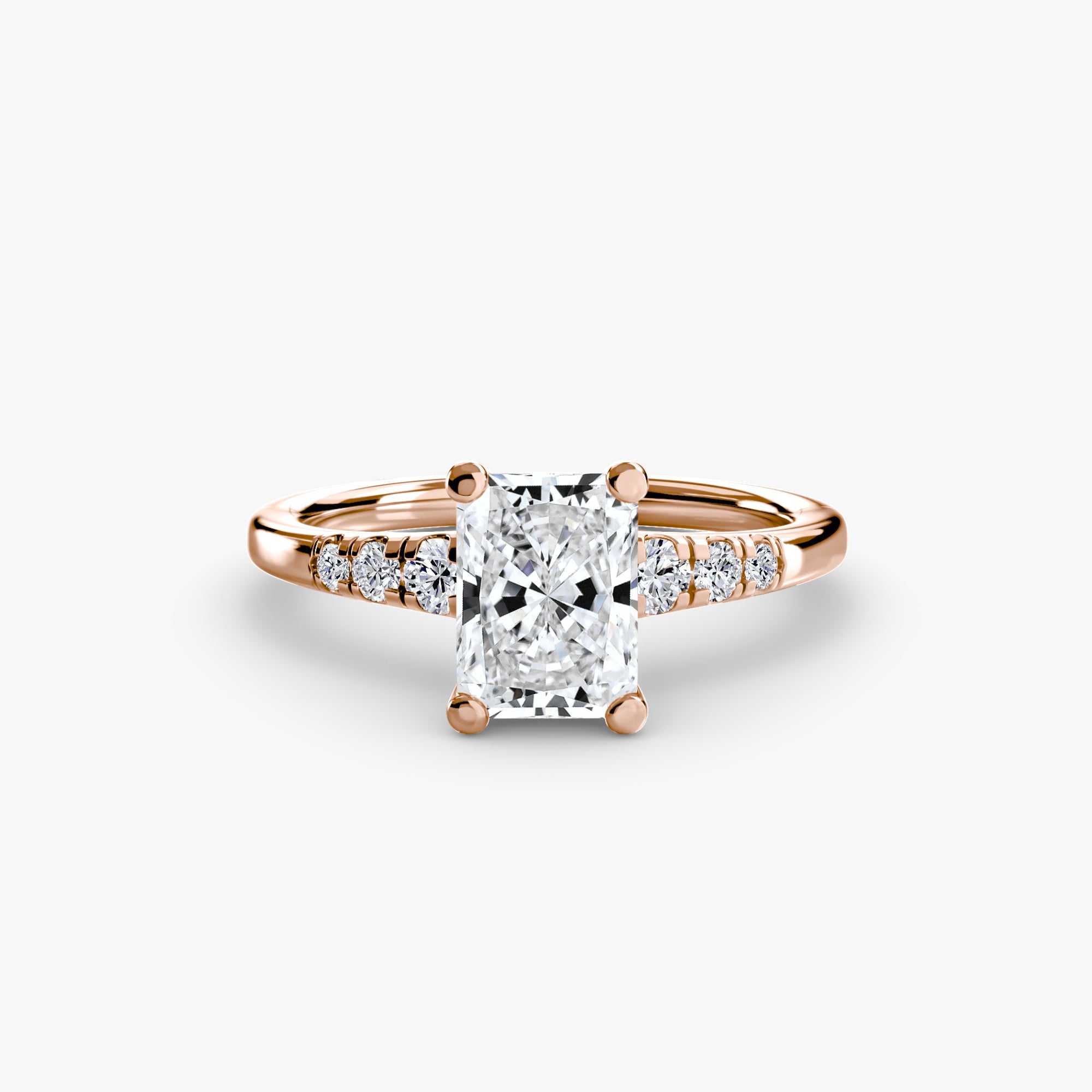 Solitaire with Shoulder Accents - Prestige Stones