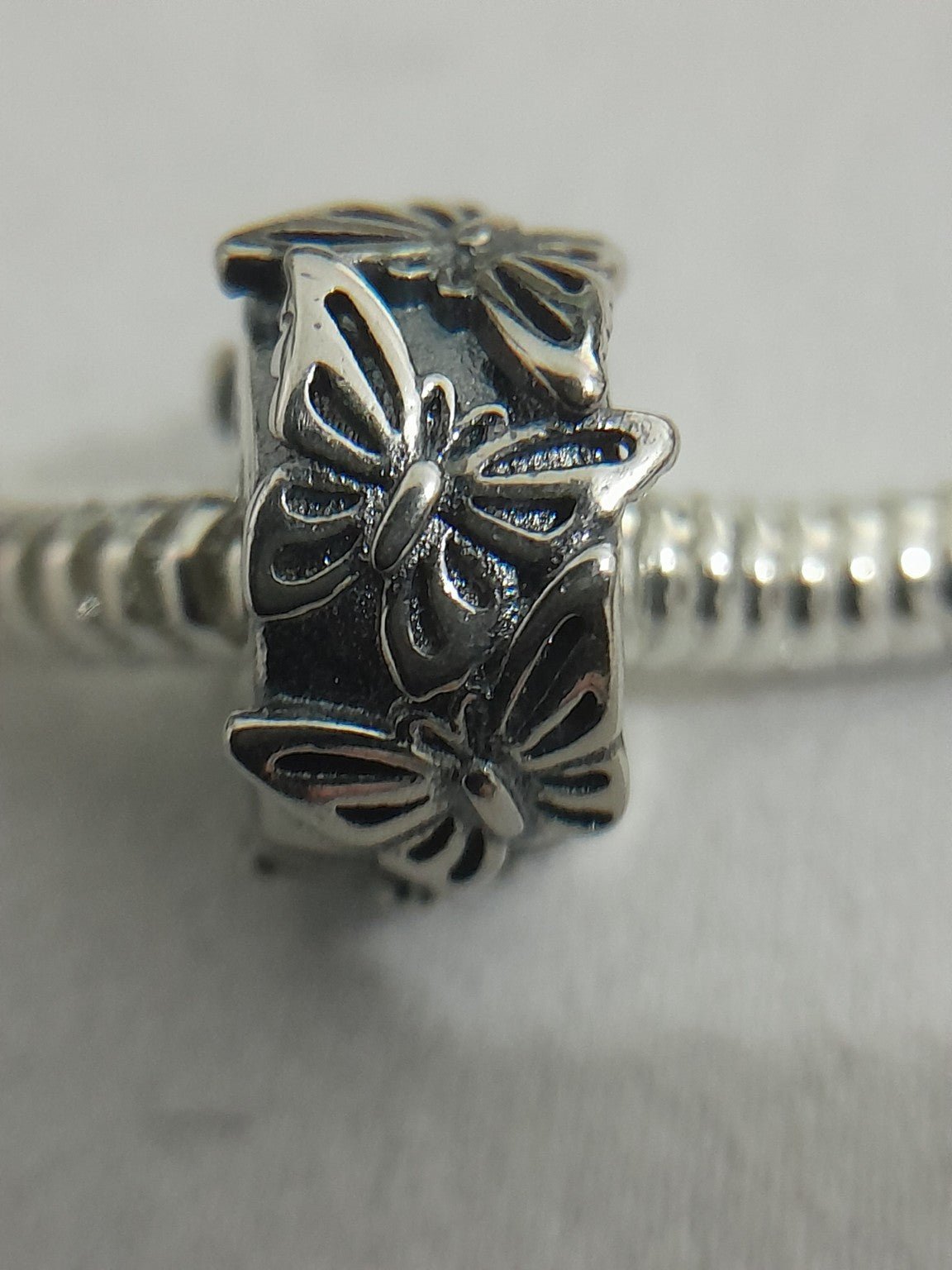 Sterling Silver Butterfly Charm Bracelet - Prestige Stones