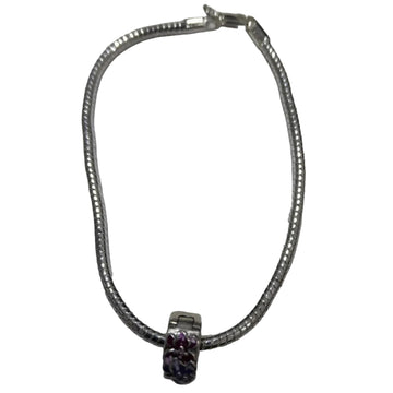 Sterling Silver Floral Charm Bracelet - Prestige Stones