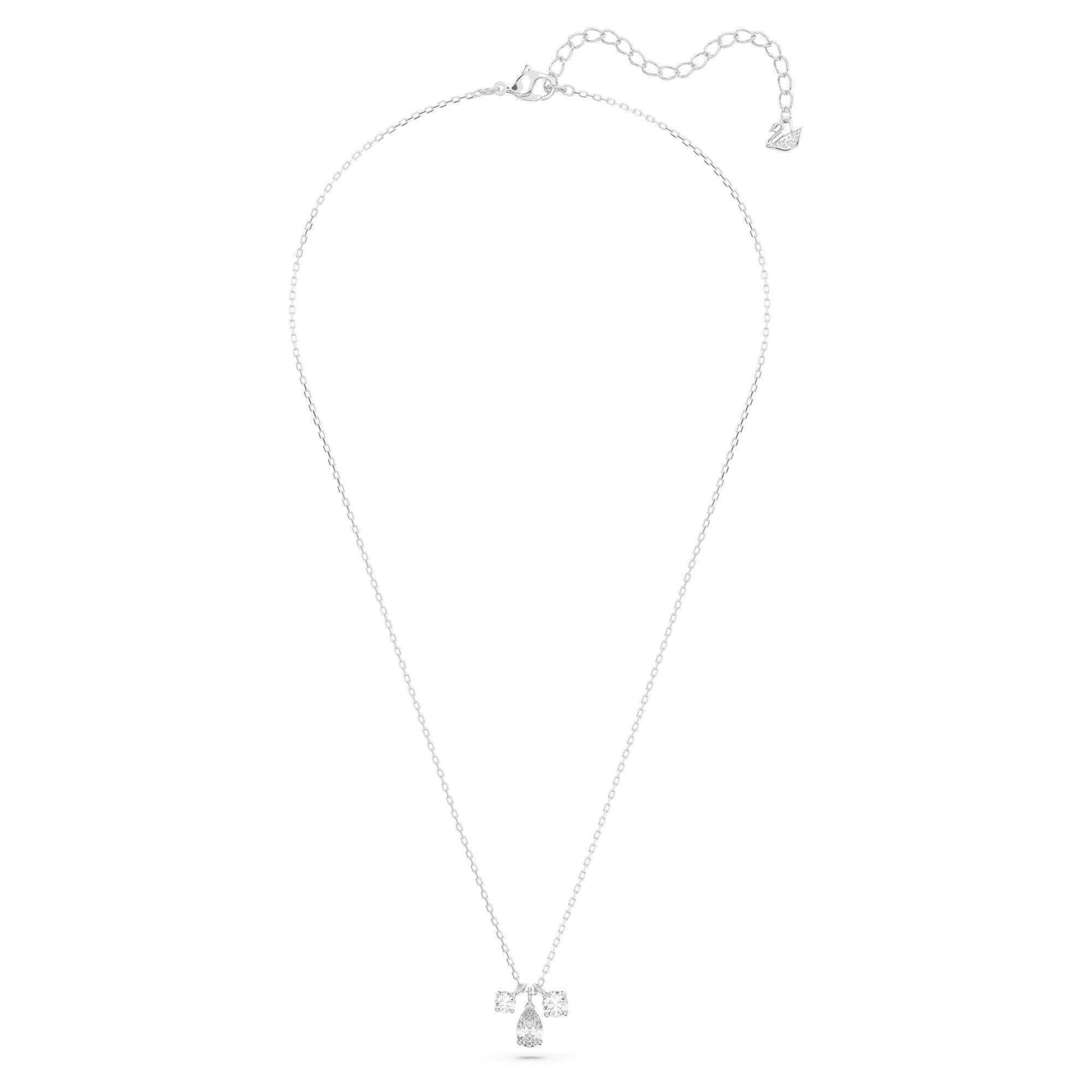 Swarovski Mesmera Rhodium Plated And Zirconia Pendant 5571077 For Women - Prestige Stones