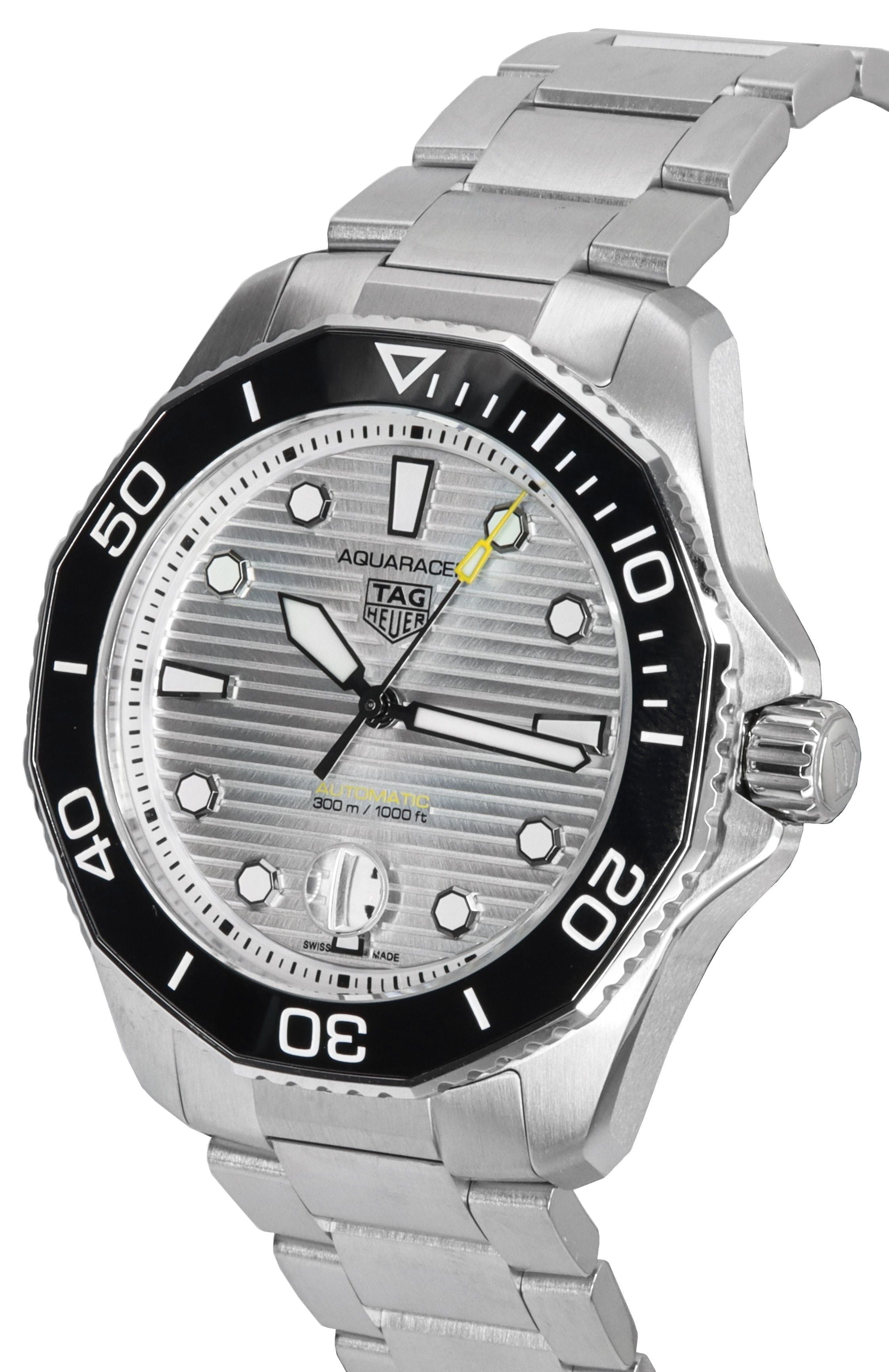 Tag Heuer Aquaracer Professional 300 Grey Dial Automatic Diver's WBP201C.BA0632 300M Men's Watch - Prestige Stones