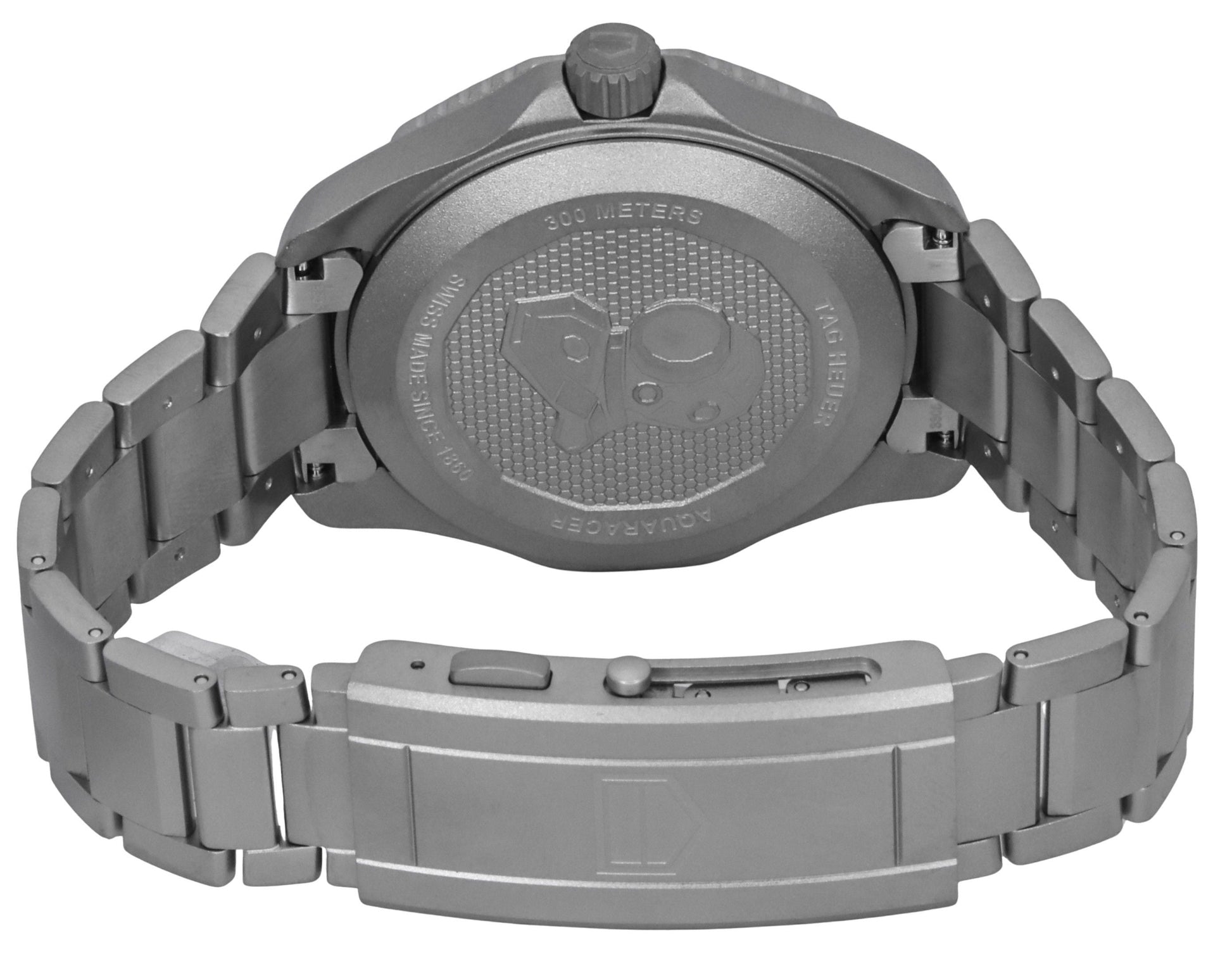 Tag Heuer Aquaracer Professional Date Titanium Green Dial Automatic Diver's WBP208B.BF0631 300M Men's Watch - Prestige Stones