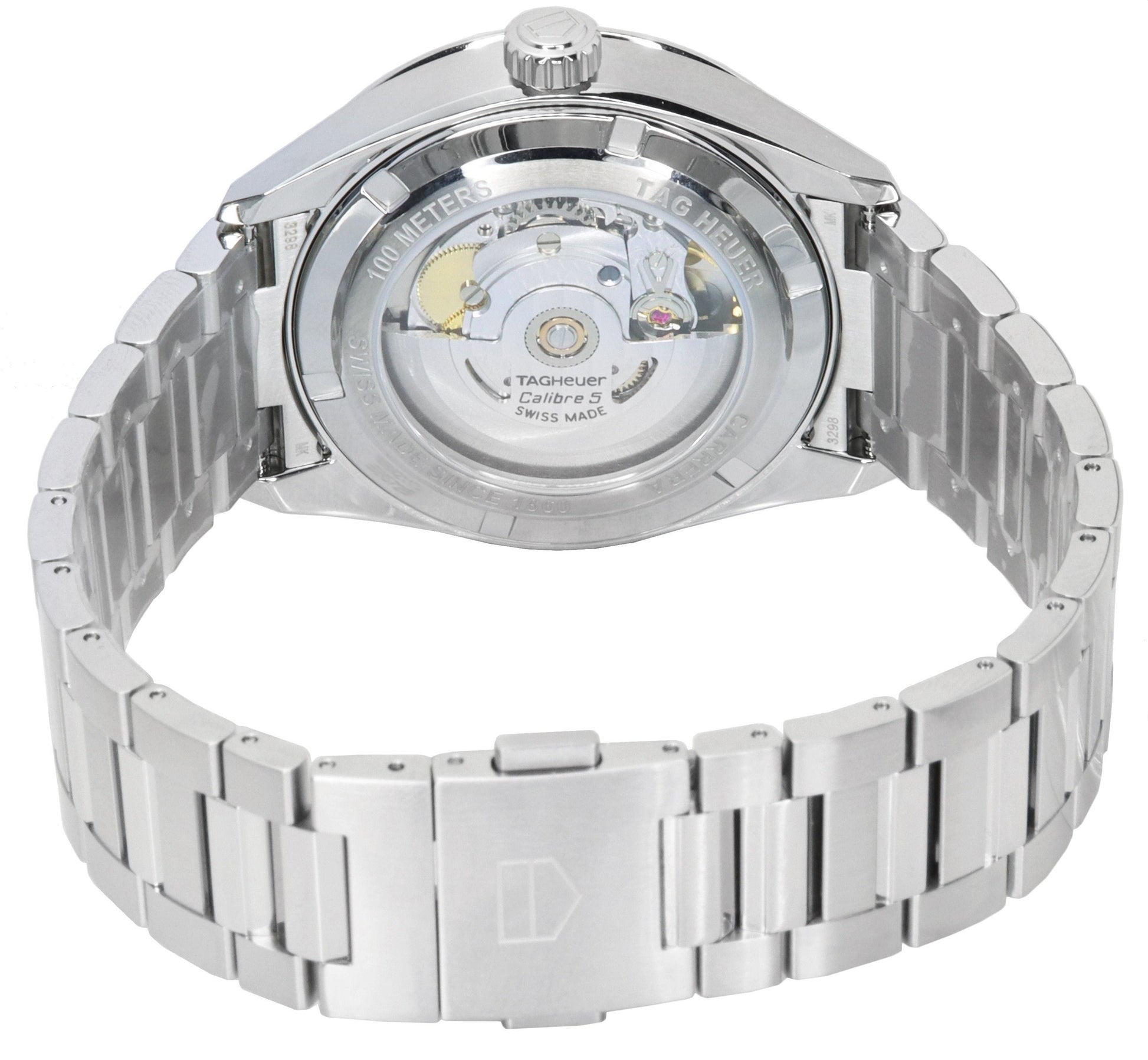 Tag Heuer Carrera Stainless Steel Black Dial Automatic WBN2113.BA0639 100M Men's Watch - Prestige Stones
