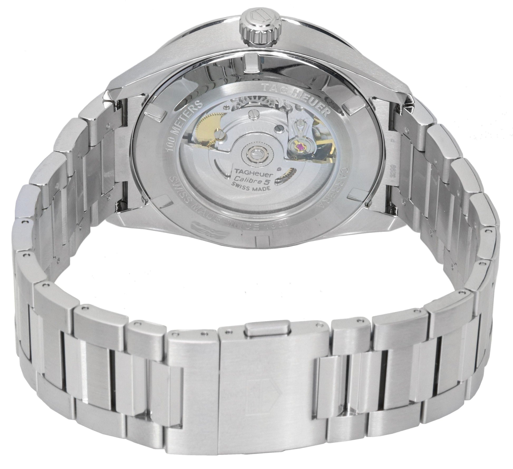 Tag Heuer Carrera Stainless Steel Blue Dial Automatic WBN2012.BA0640 100M Men's Watch - Prestige Stones