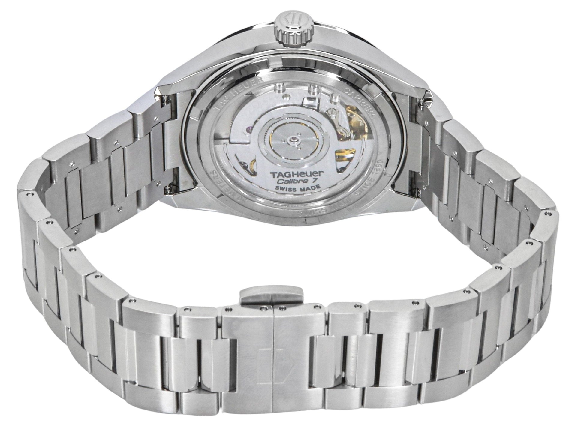 TAG Heuer Carrera Stainless Steel Turquoise Blue Dial Automatic WBN2316.BA0001 Women's Watch - Prestige Stones