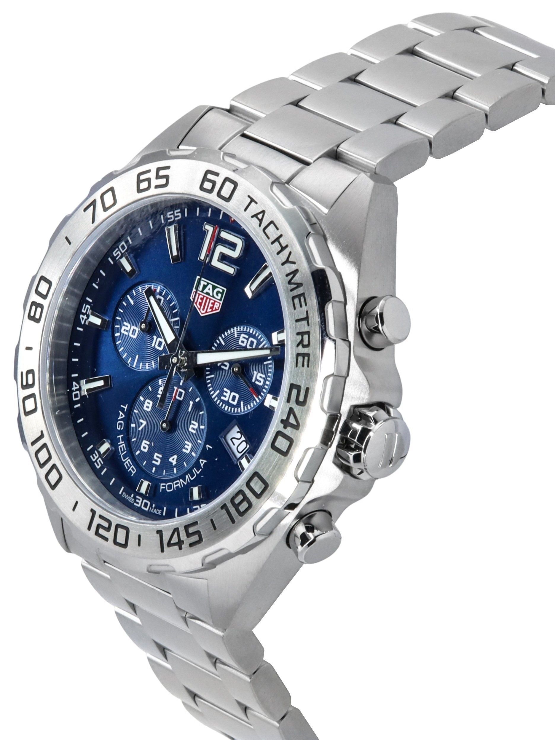 Tag Heuer Formula 1 Chronograph Sunray Blue Dial Quartz CAZ101K.BA0842 200M Men's Watch - Prestige Stones