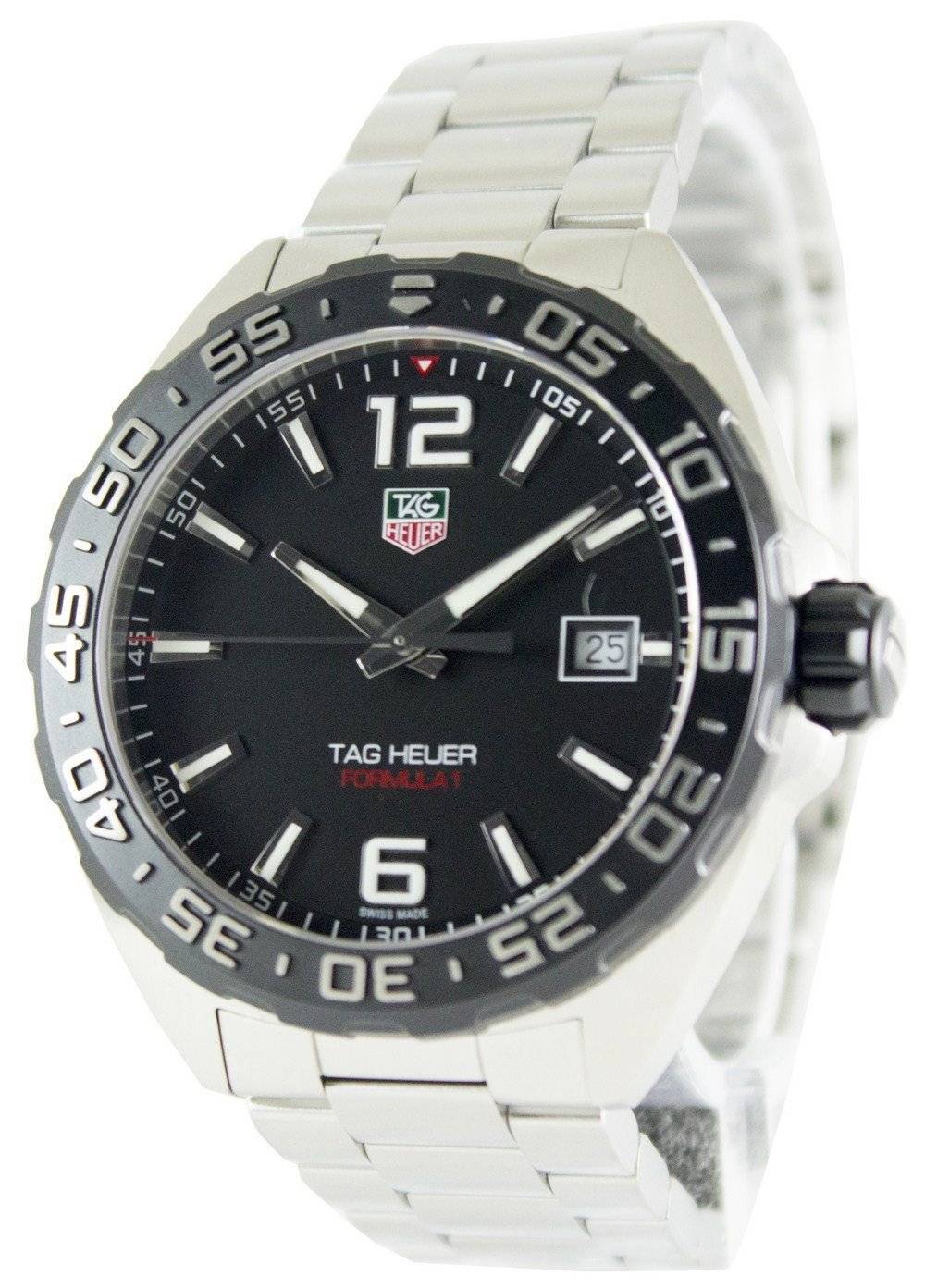 Tag Heuer Formula One Black Dial Stainless Steel WAZ1110.BA0875 Men's Watch - Prestige Stones