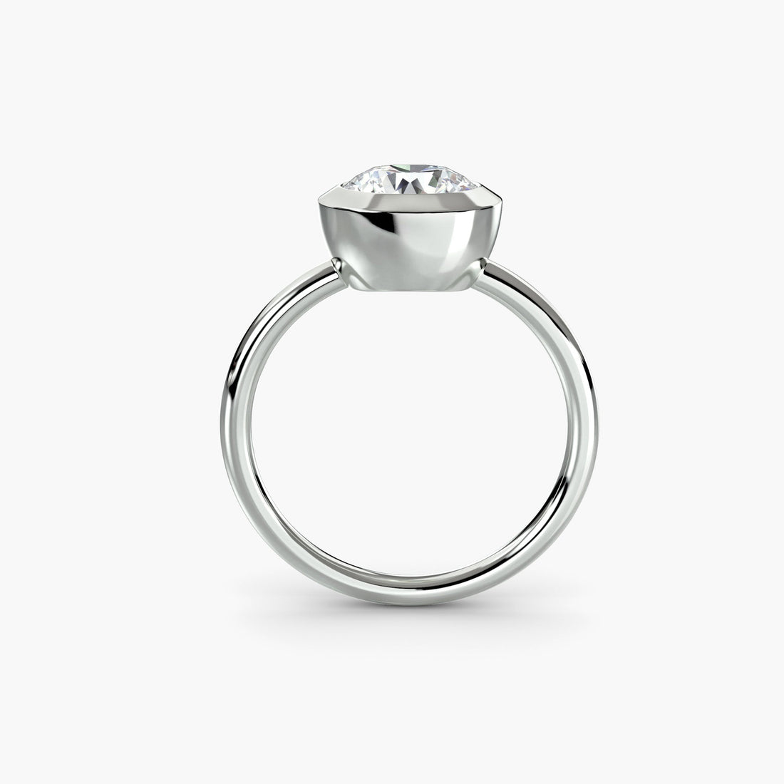 The Bezel Set Solitaire - Prestige Stones