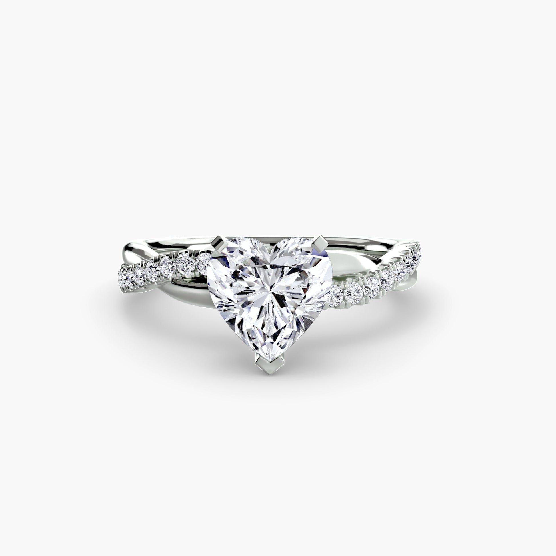 The Emerald Twist Pavé Ring - Prestige Stones