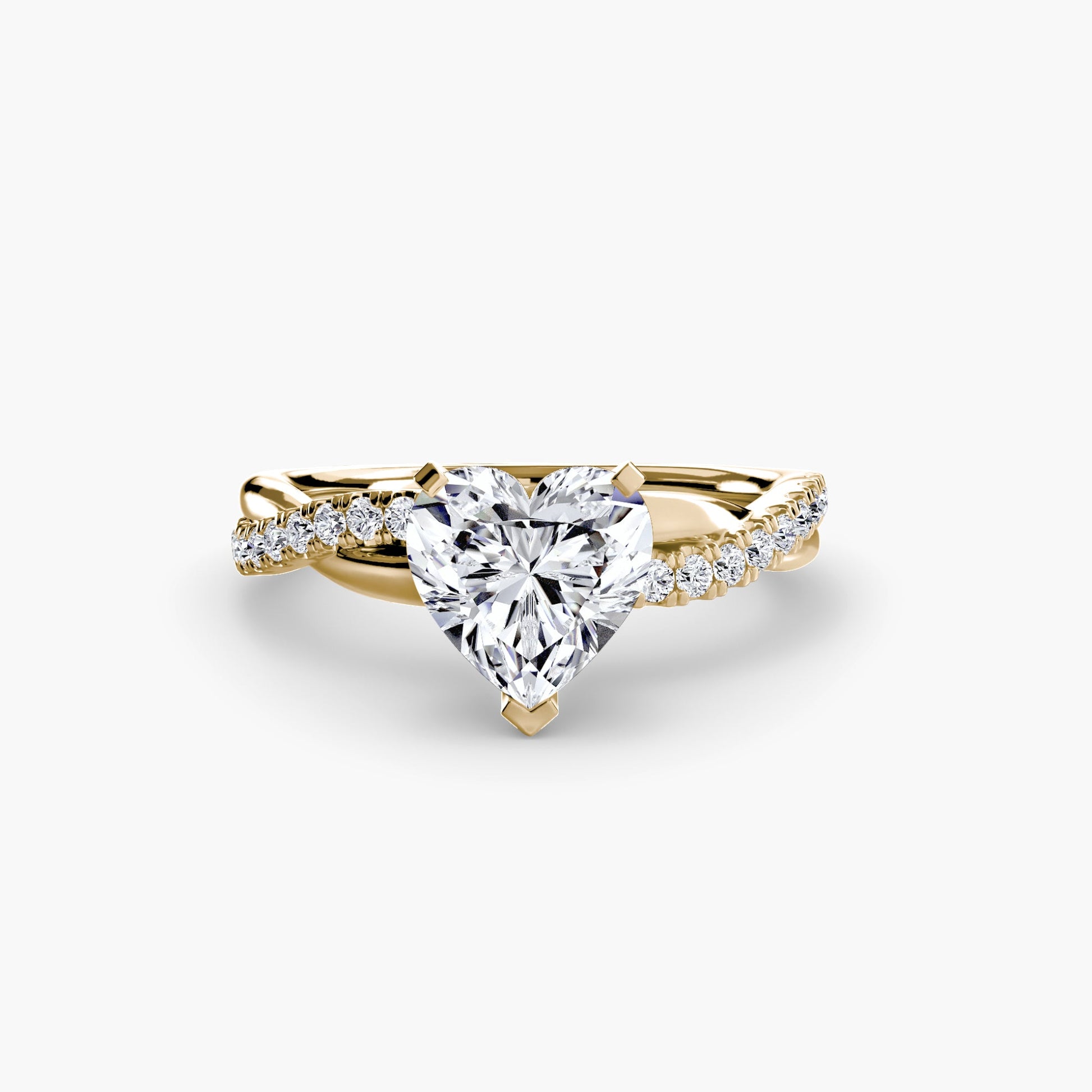 The Emerald Twist Pavé Ring - Prestige Stones