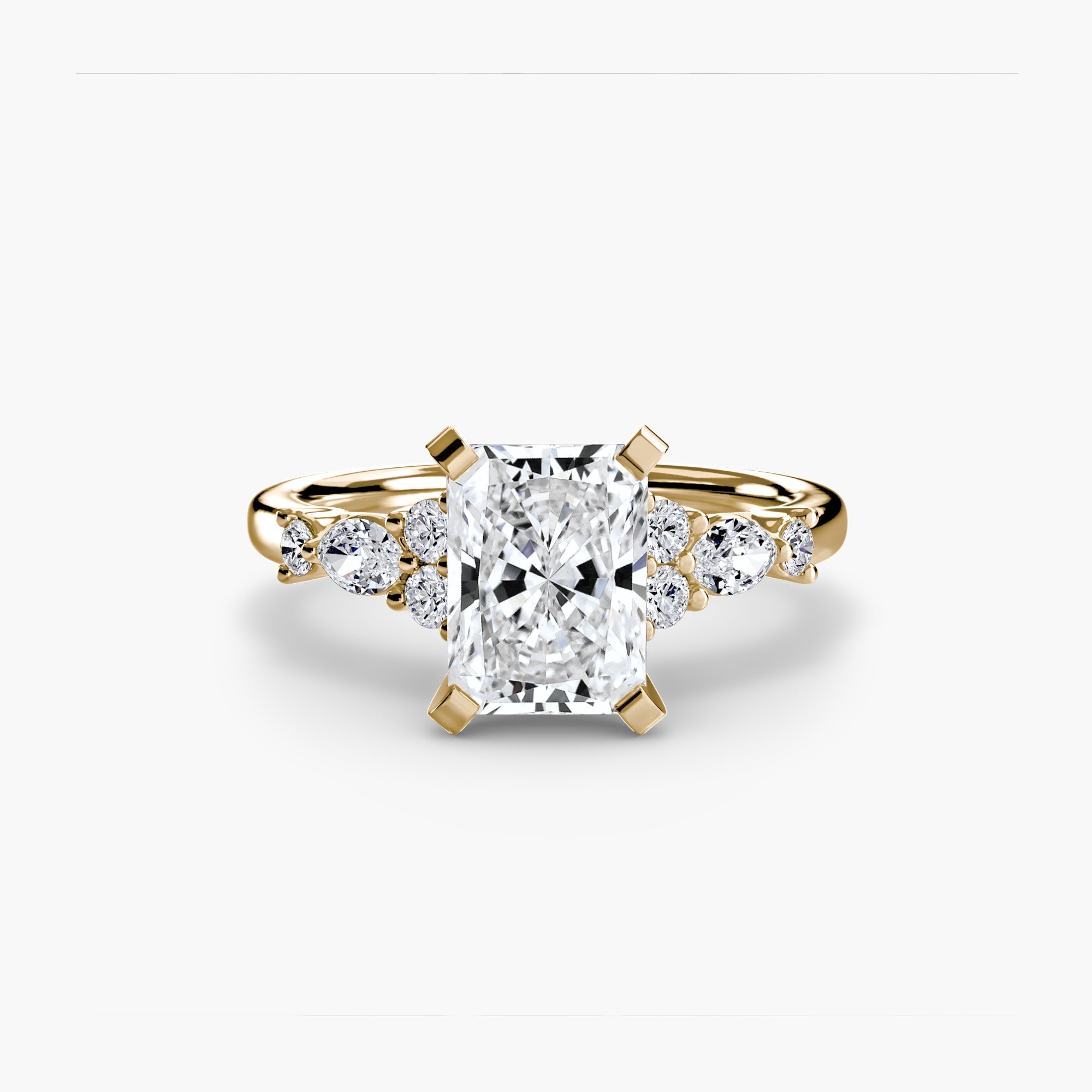 The Floral Accent Solitaire - Prestige Stones