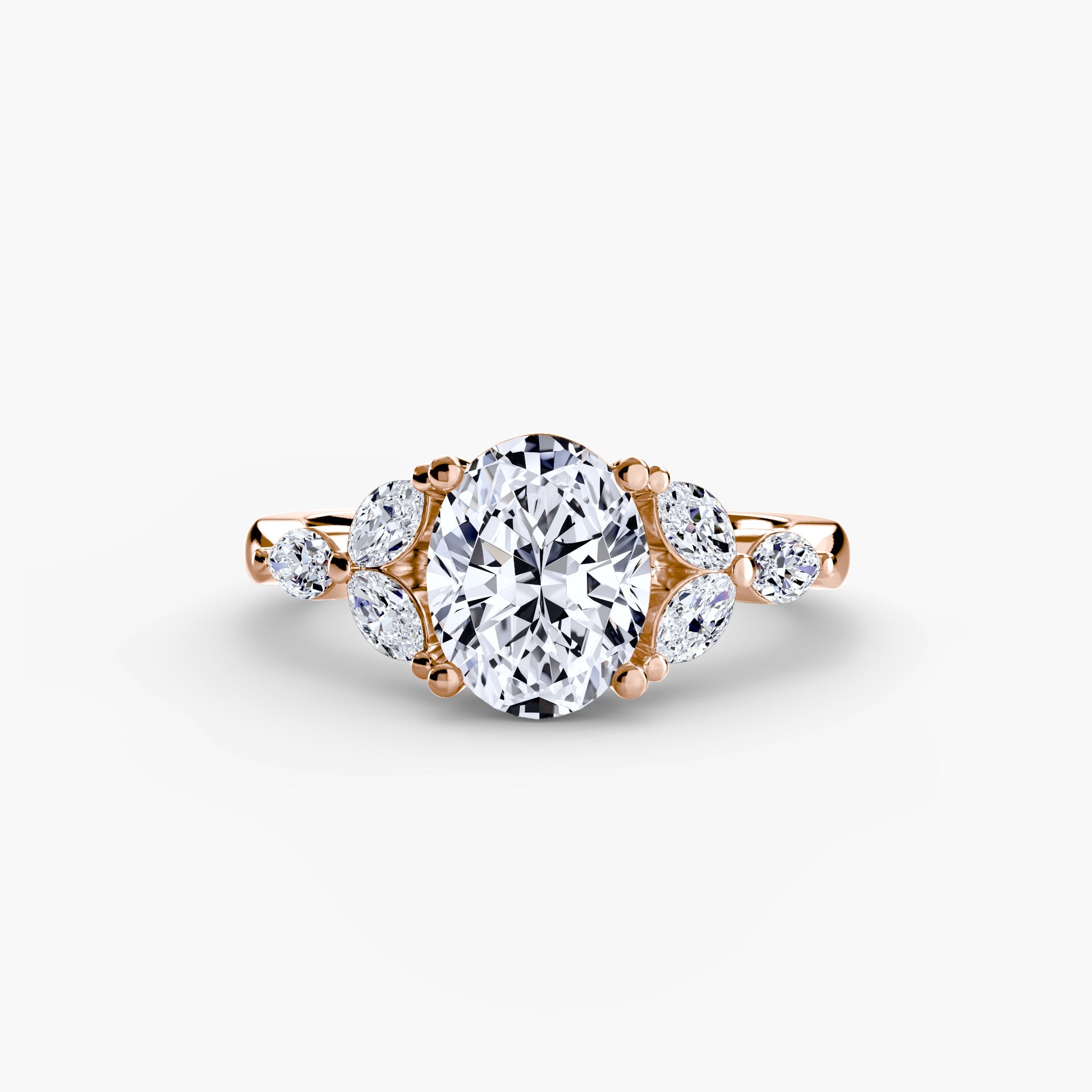 The Shoulder Cluster Ring - Prestige Stones