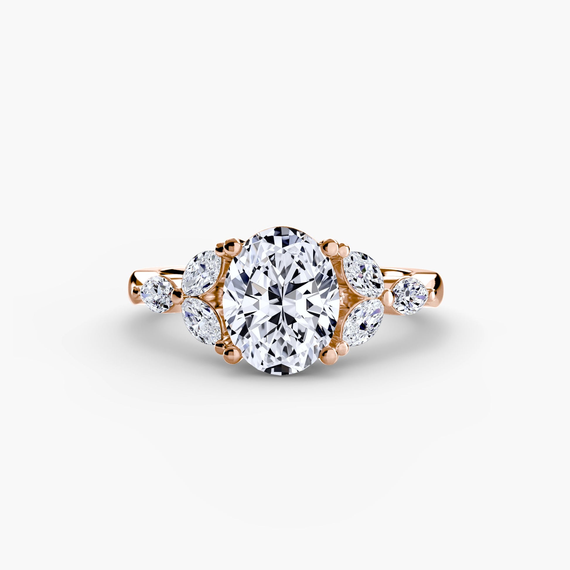 The Shoulder Cluster Ring - Prestige Stones
