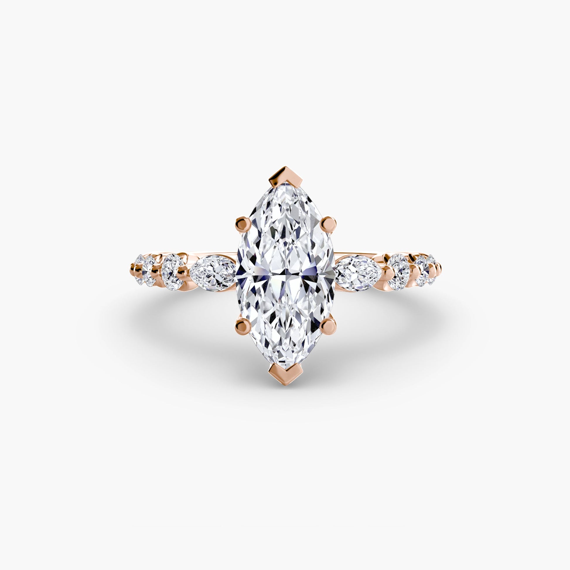 The Tiered Accent Ring - Prestige Stones