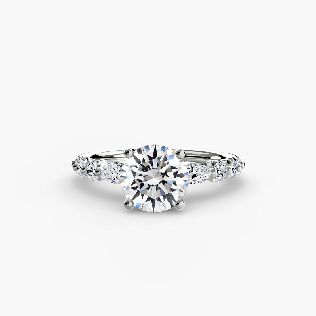 The Tiered Accent Ring - Prestige Stones
