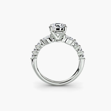 The Tiered Accent Ring - Prestige Stones
