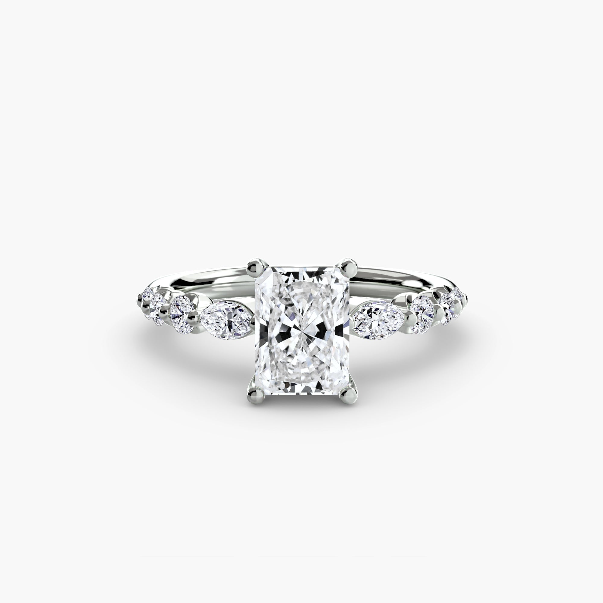The Tiered Accent Ring - Prestige Stones