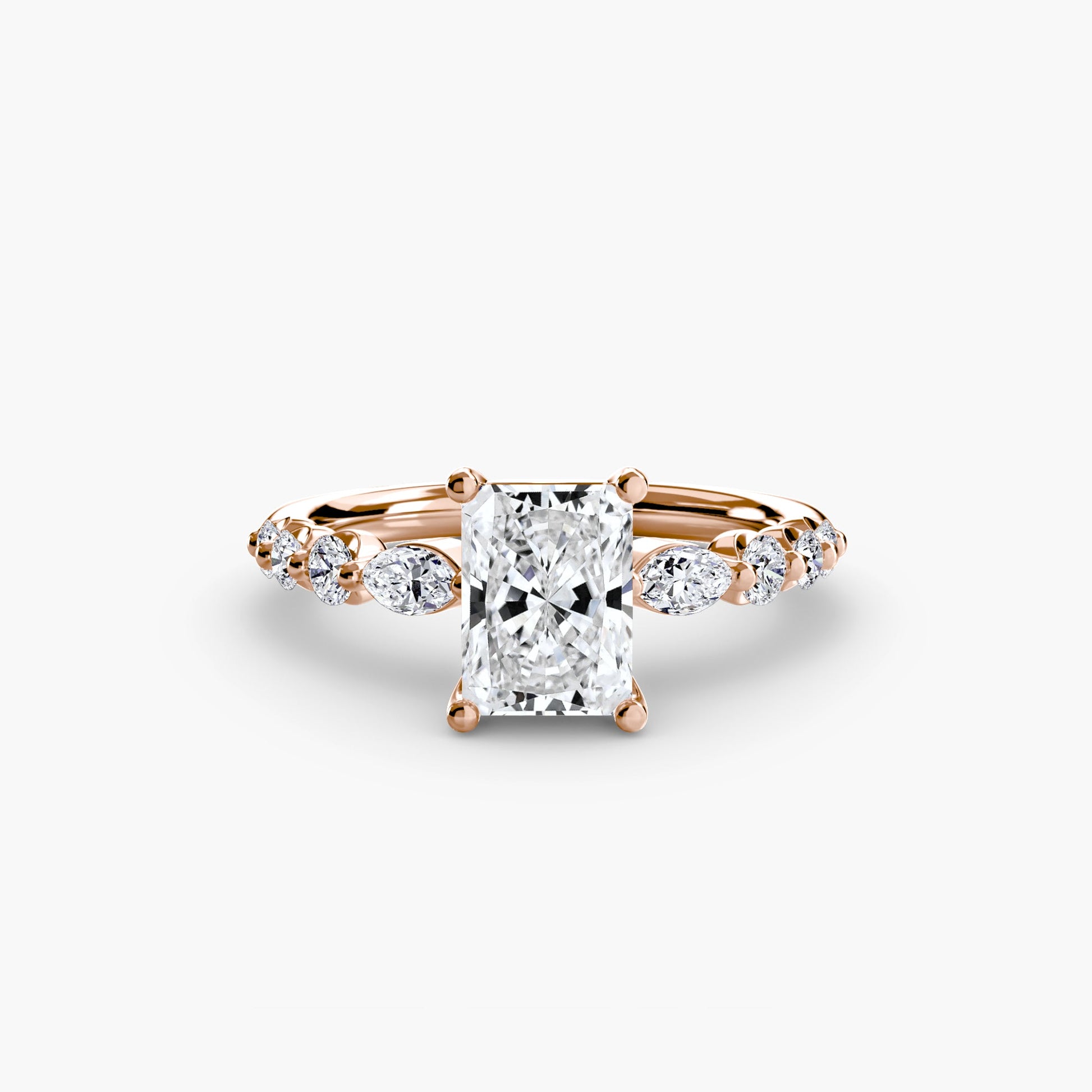 The Tiered Accent Ring - Prestige Stones