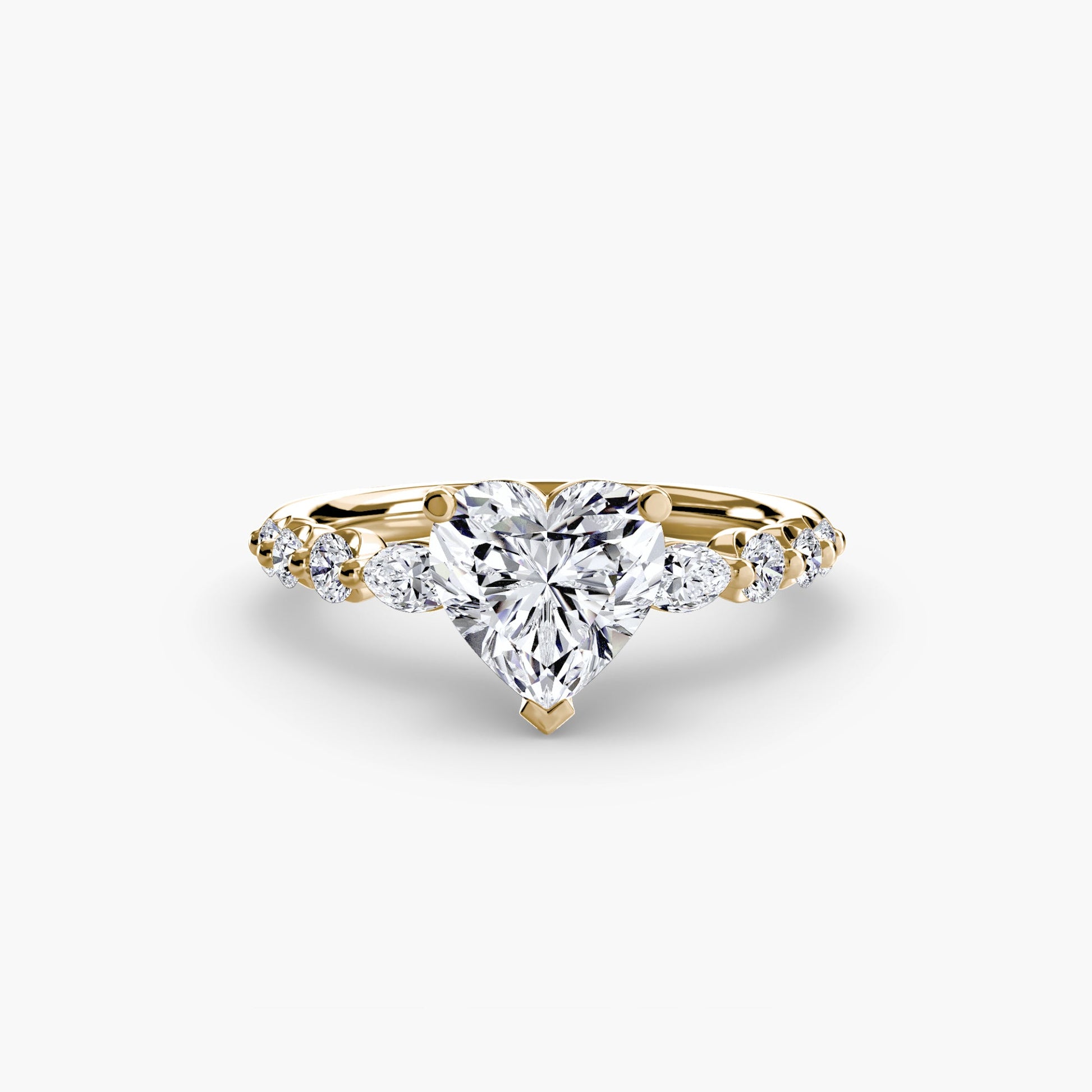 The Tiered Accent Ring - Prestige Stones
