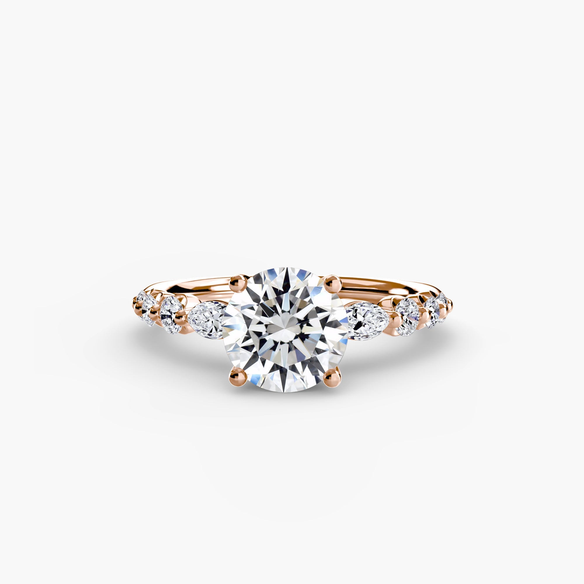 The Tiered Accent Ring - Prestige Stones
