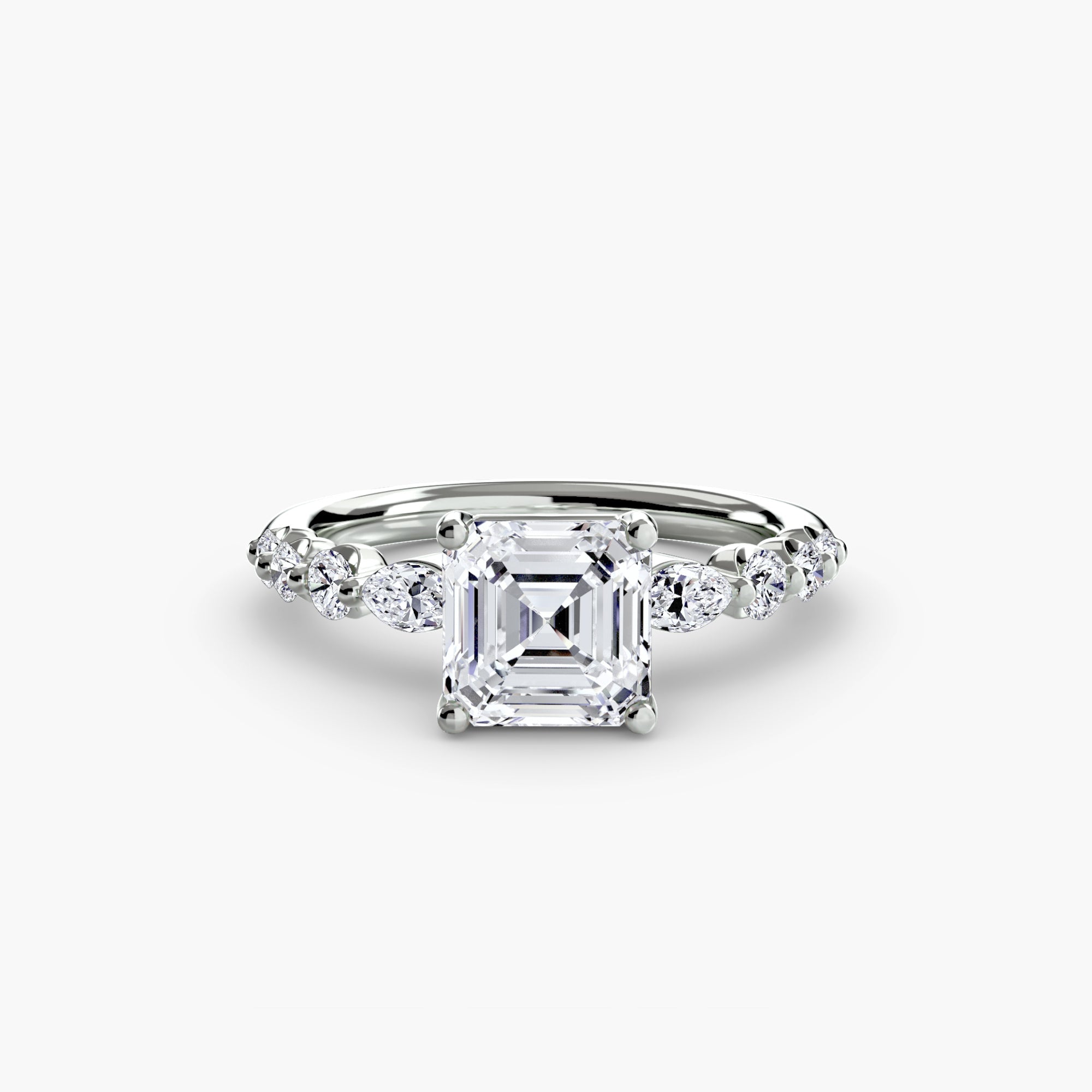 The Tiered Accent Ring - Prestige Stones