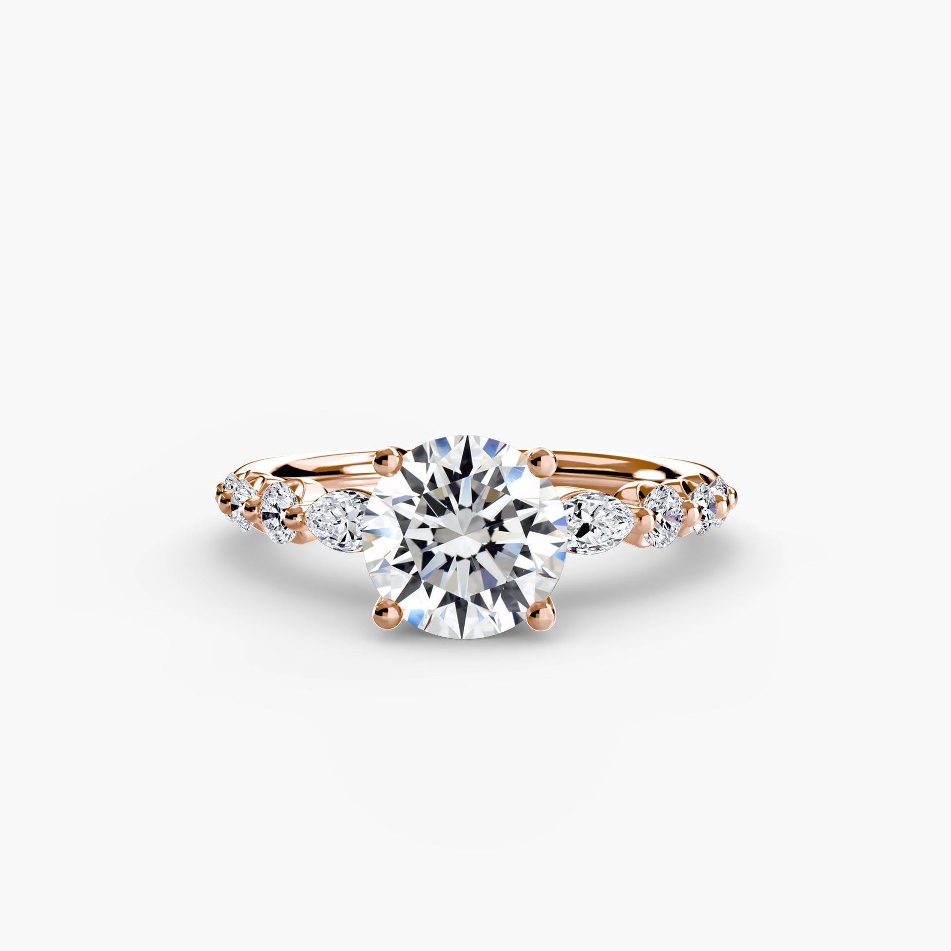 The Tiered Accent Ring - Prestige Stones
