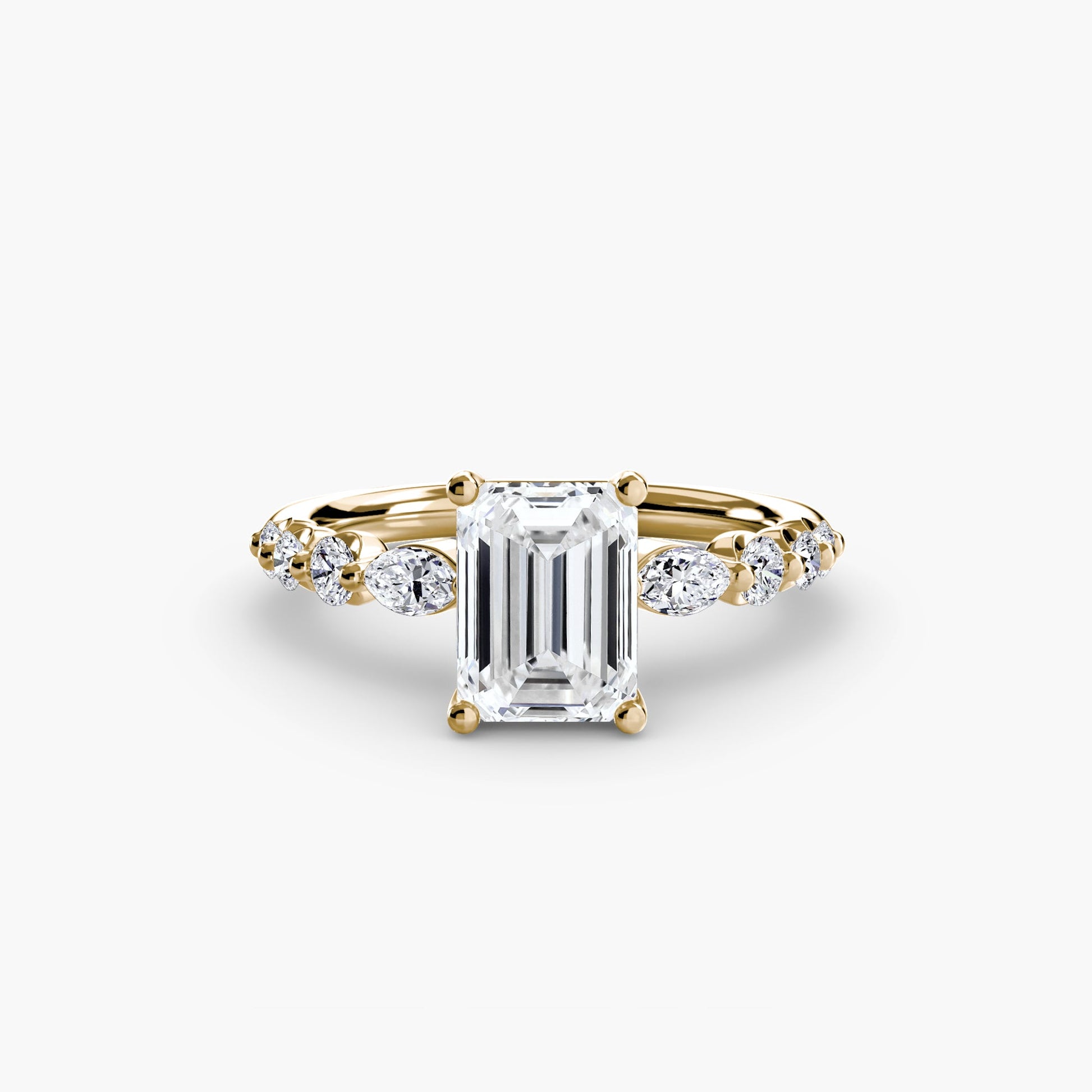 The Tiered Accent Ring - Prestige Stones