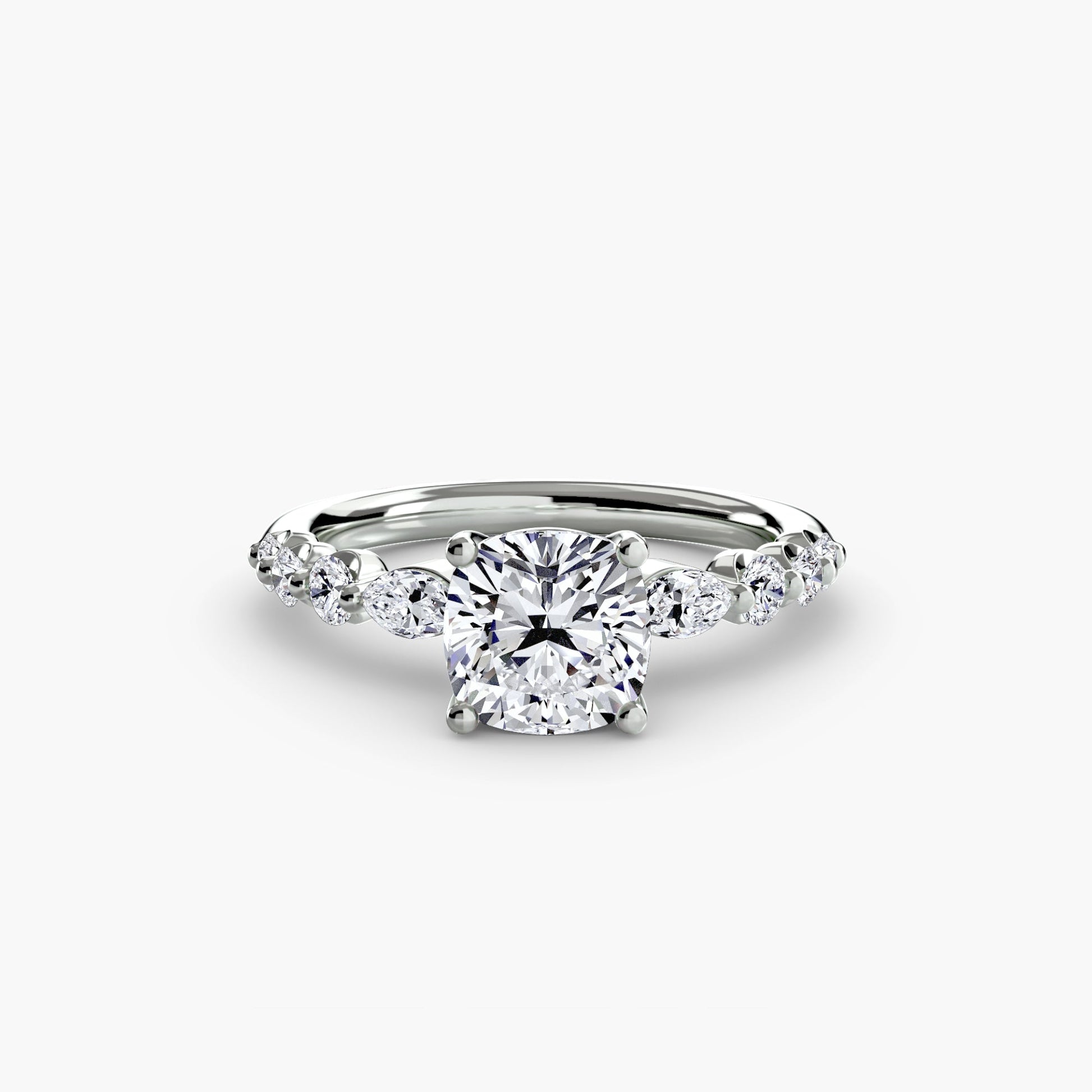 The Tiered Accent Ring - Prestige Stones