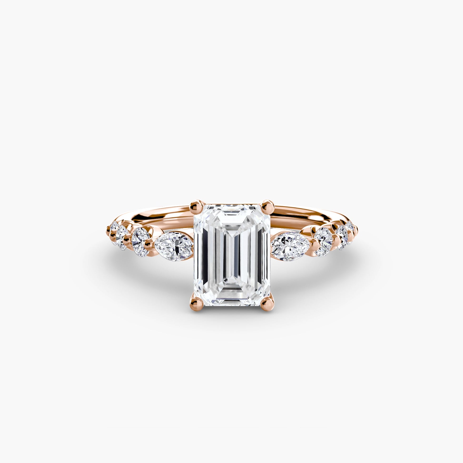 The Tiered Accent Ring - Prestige Stones