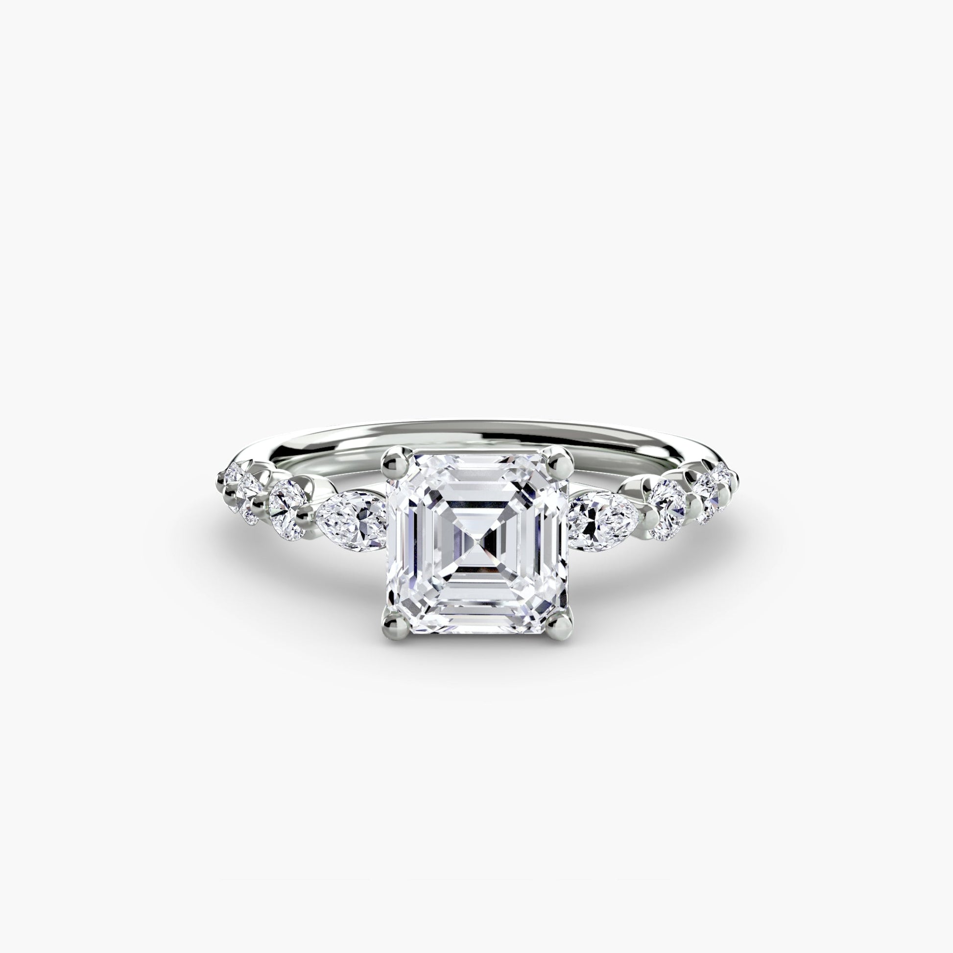 The Tiered Accent Ring - Prestige Stones