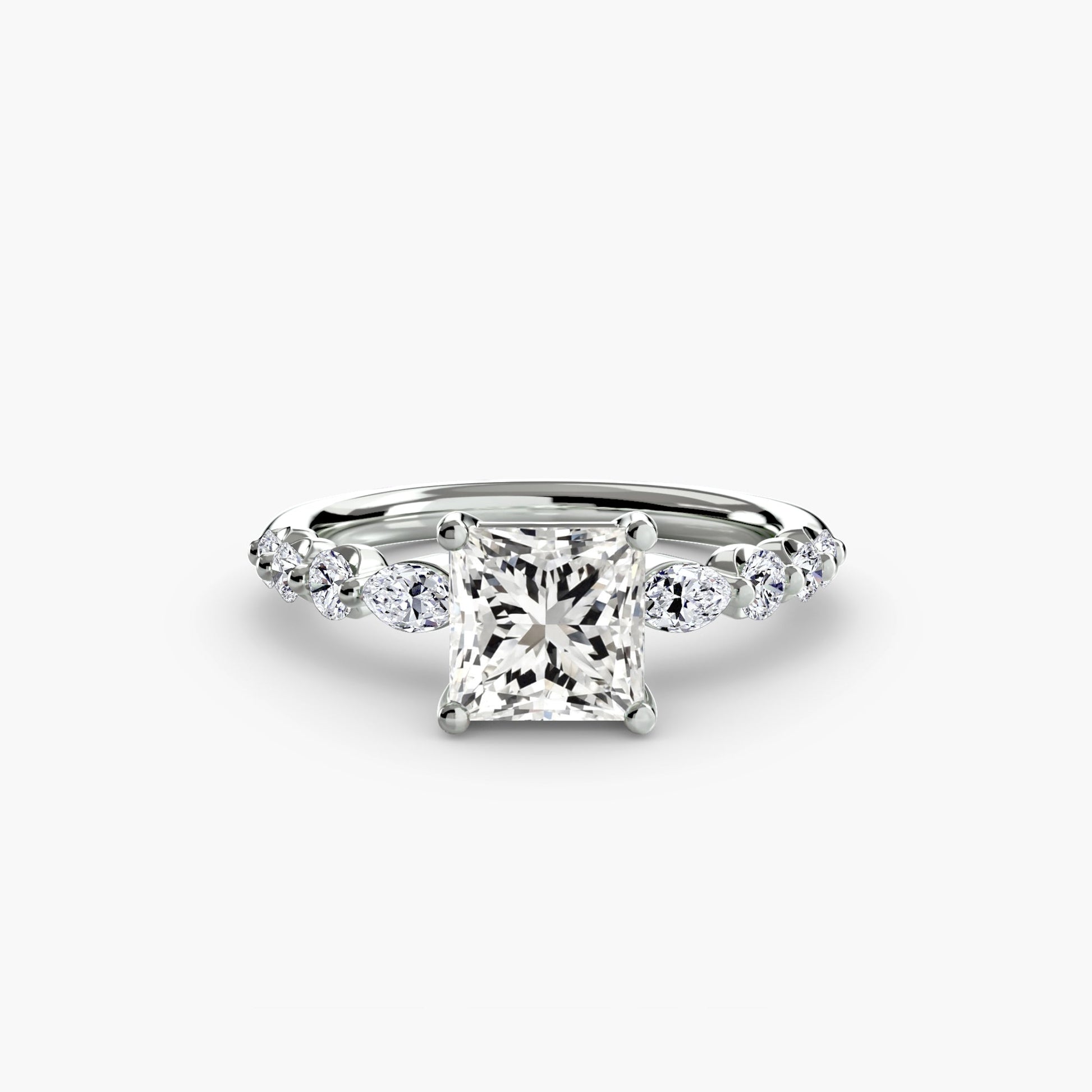 The Tiered Accent Ring - Prestige Stones