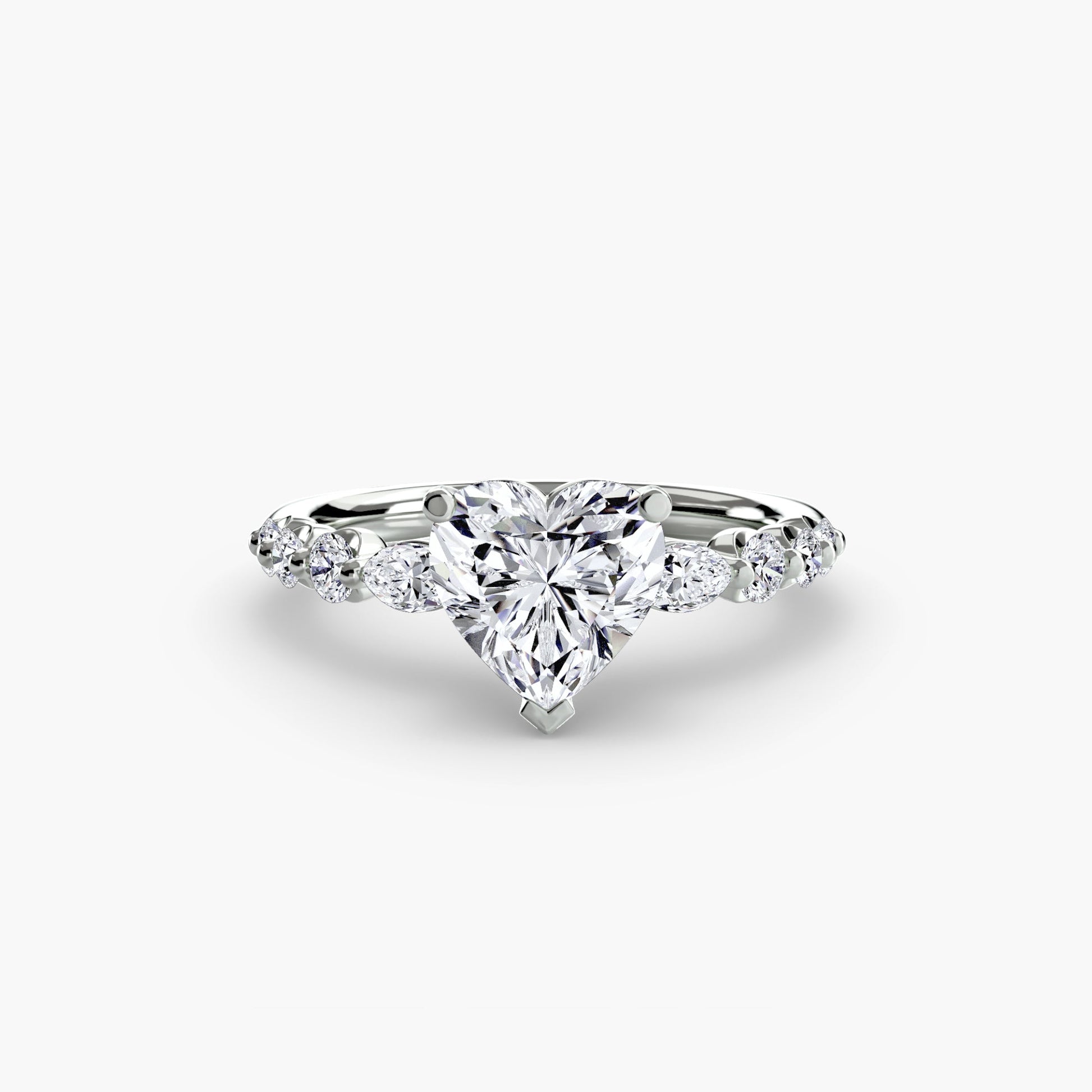 The Tiered Accent Ring - Prestige Stones