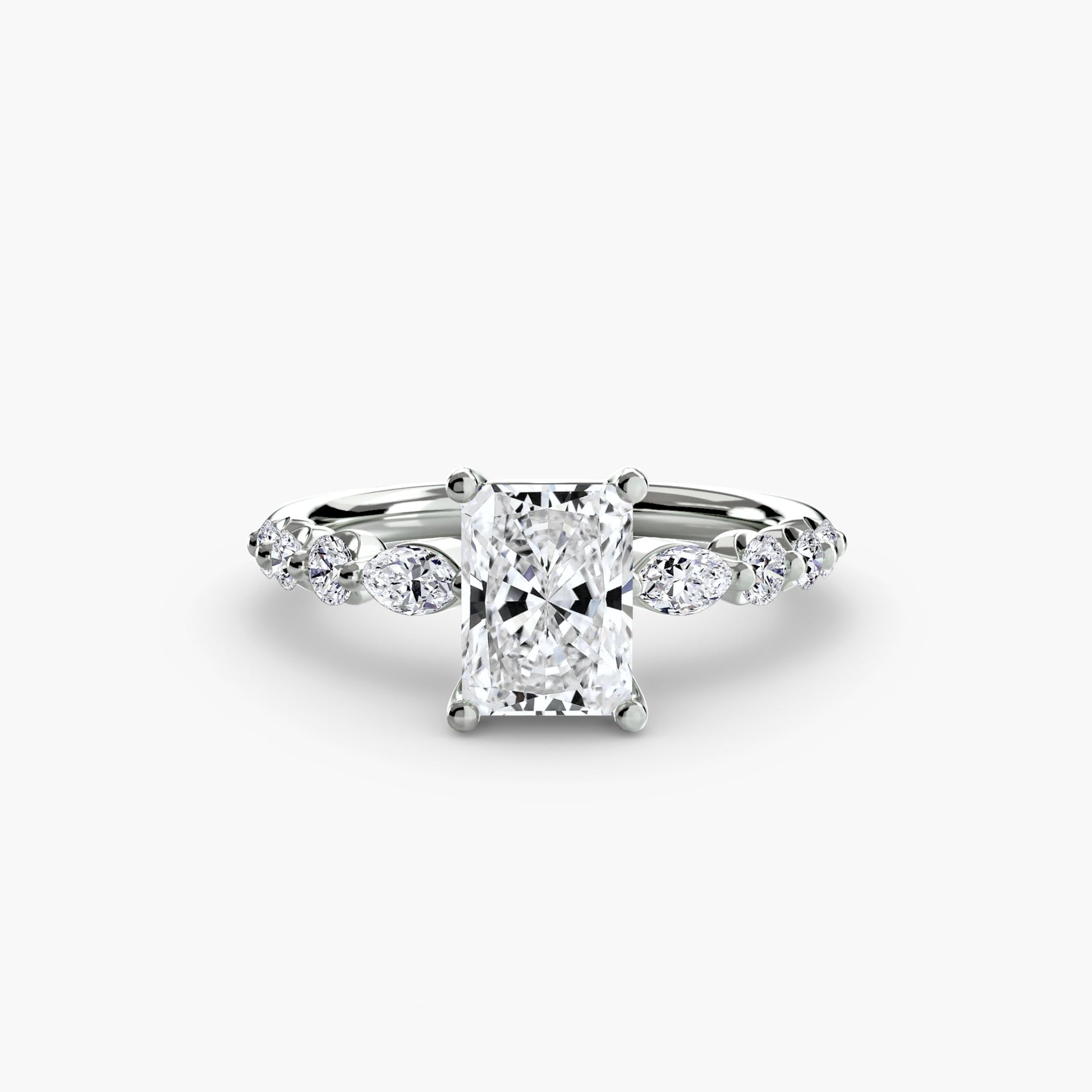 The Tiered Accent Ring - Prestige Stones
