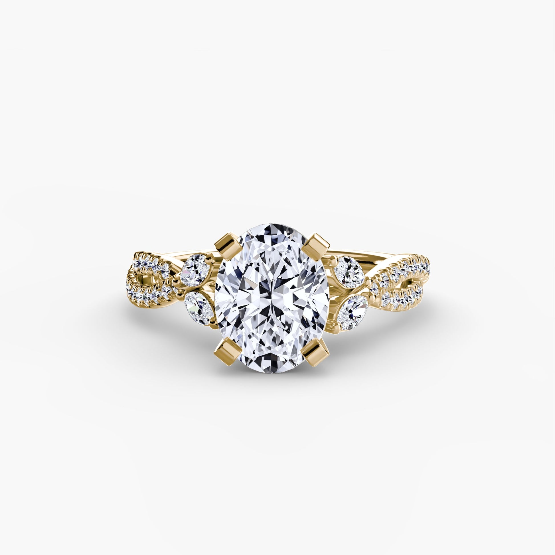The Twist Pavé Ring - Prestige Stones