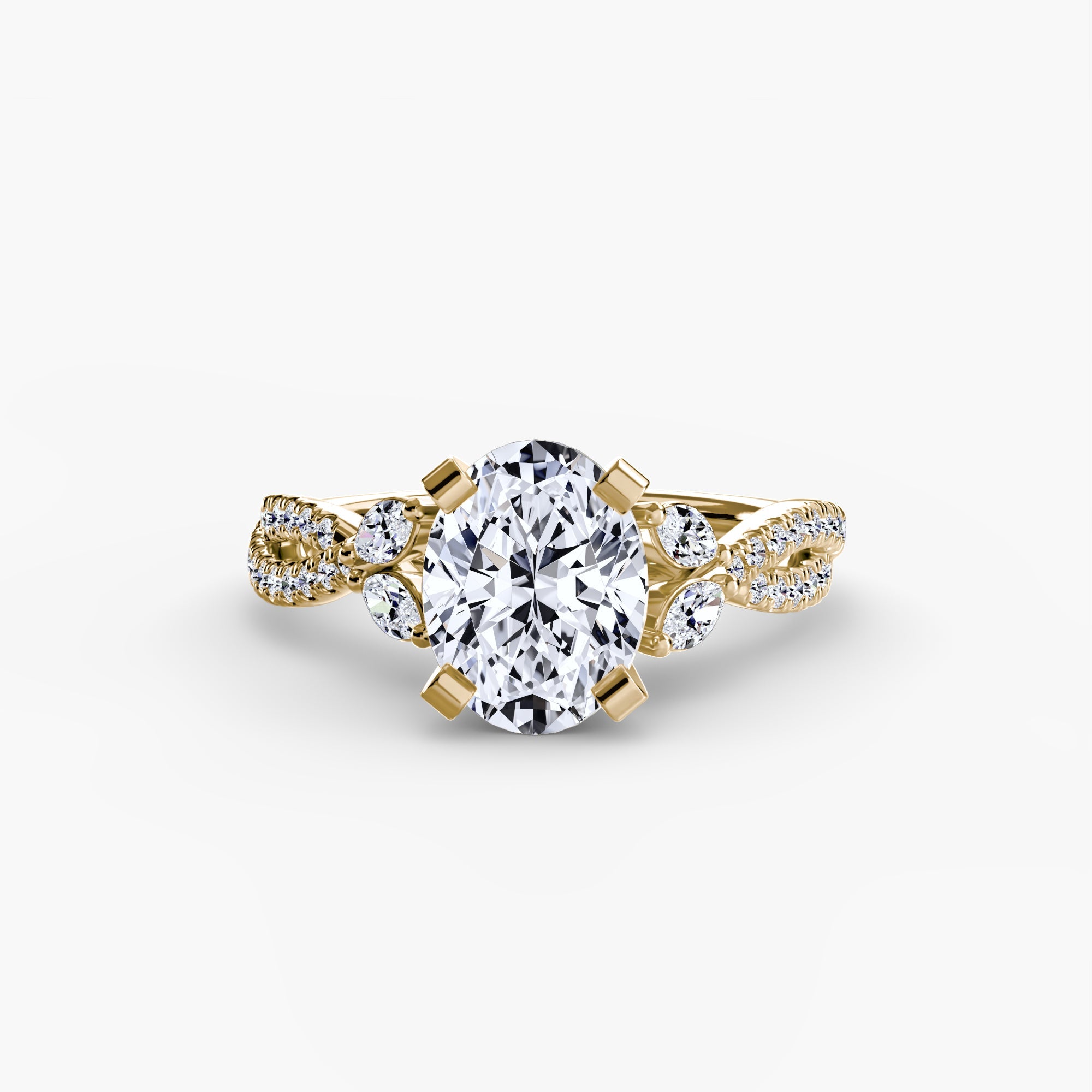 The Twist Pavé Ring - Prestige Stones