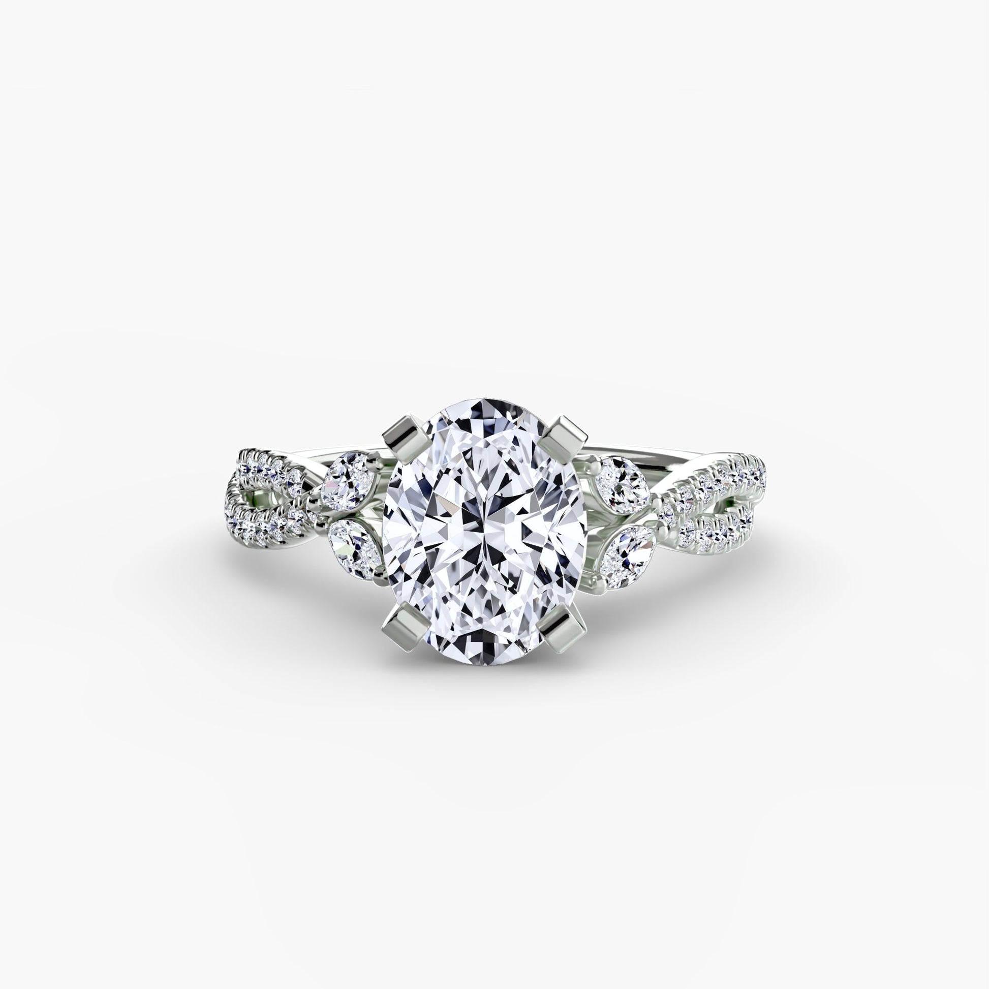 The Twist Pavé Ring - Prestige Stones