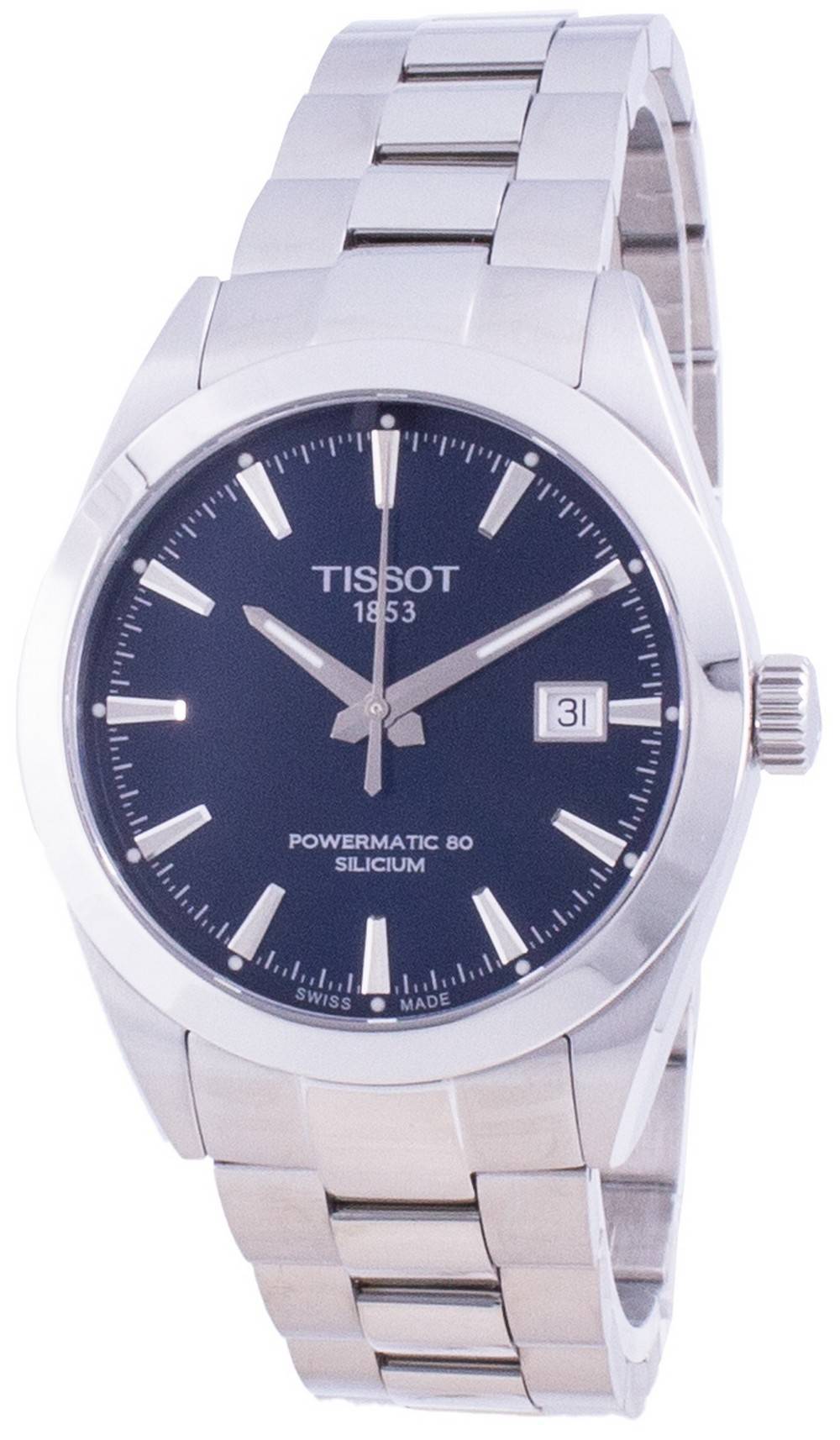 Tissot Gentleman Powermatic 80 Silicium Automatic T127.407.11.041.00 T1274071104100 100M Men's Watch - Prestige Stones