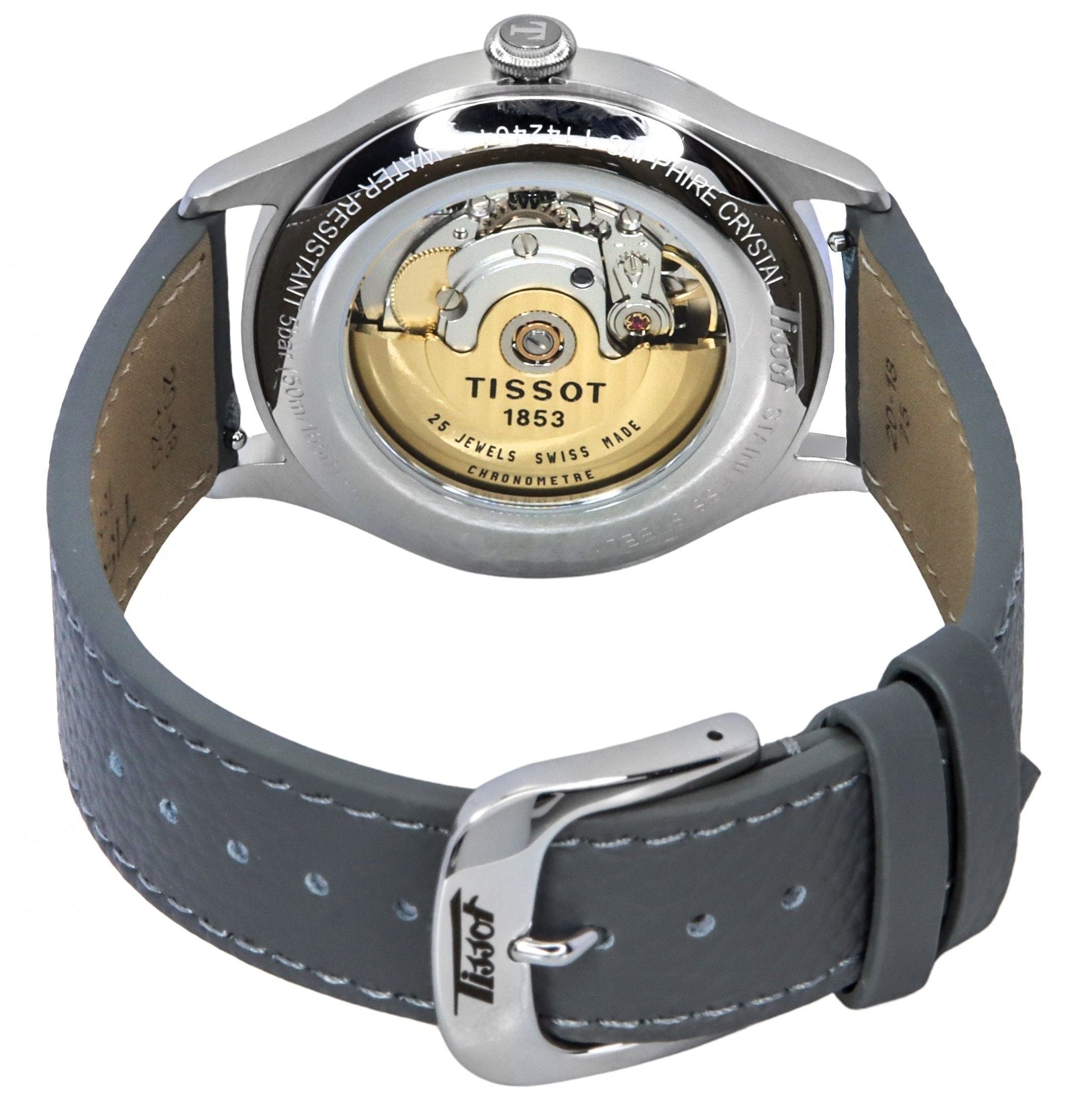 Tissot Heritage 1938 Leather Strap Pink Dial Automatic T142.464.16.332.00 Men's Watch - Prestige Stones