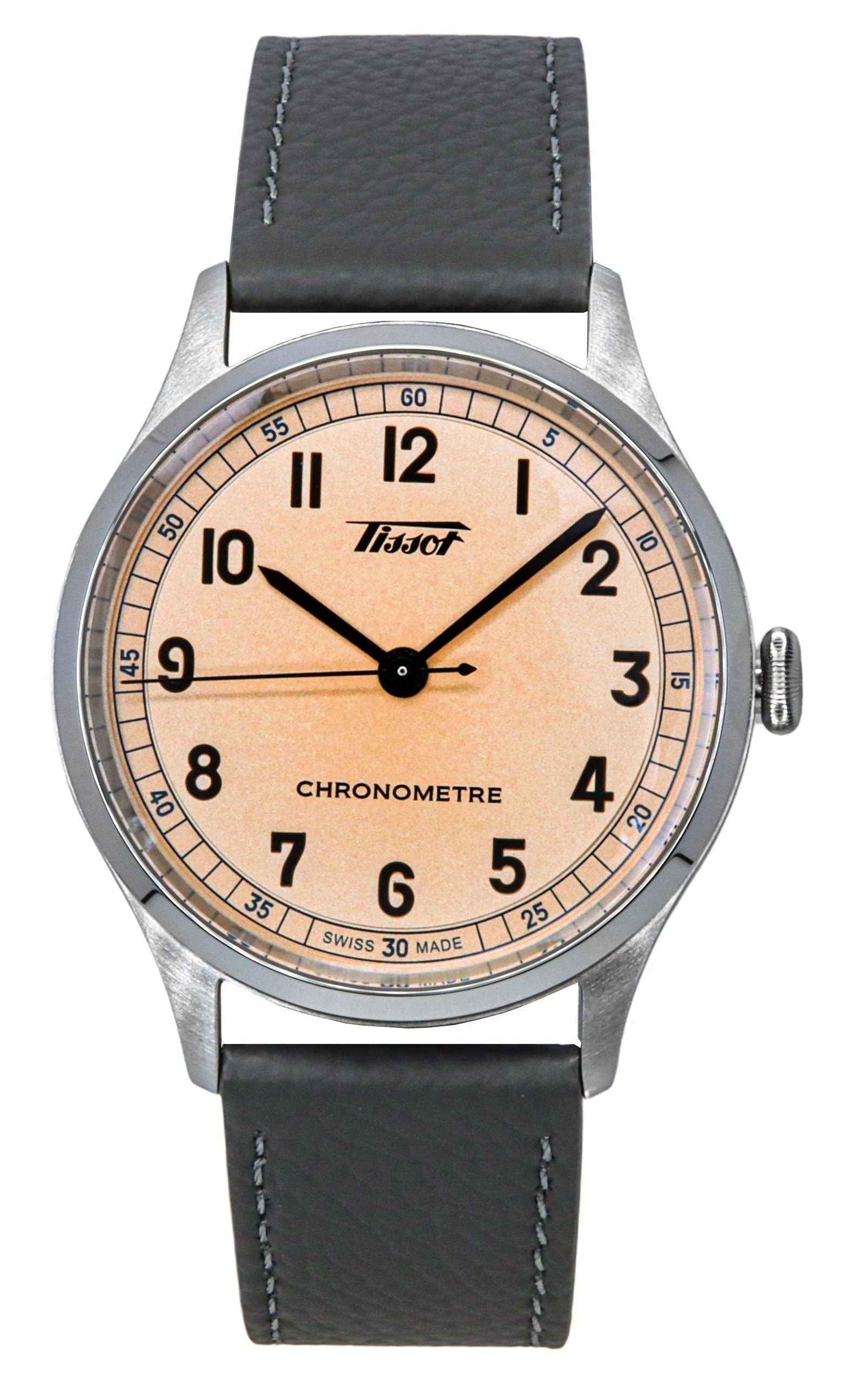 Tissot Heritage 1938 Leather Strap Pink Dial Automatic T142.464.16.332.00 Men's Watch - Prestige Stones