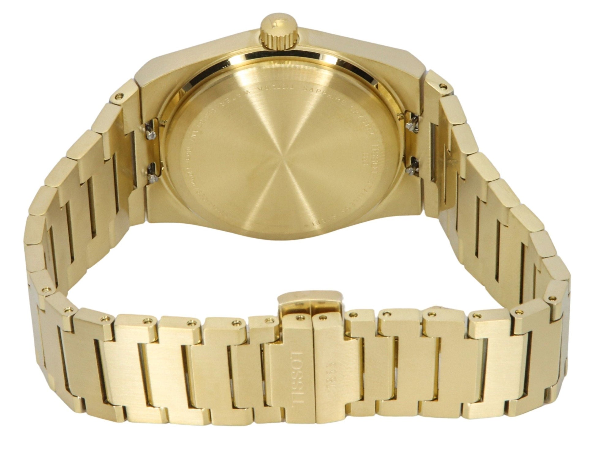 Tissot PRX Gold Tone Stainless Steel Champagne Dial Swiss Quartz T137.210.33.021.00 100M Women's Watch - Prestige Stones