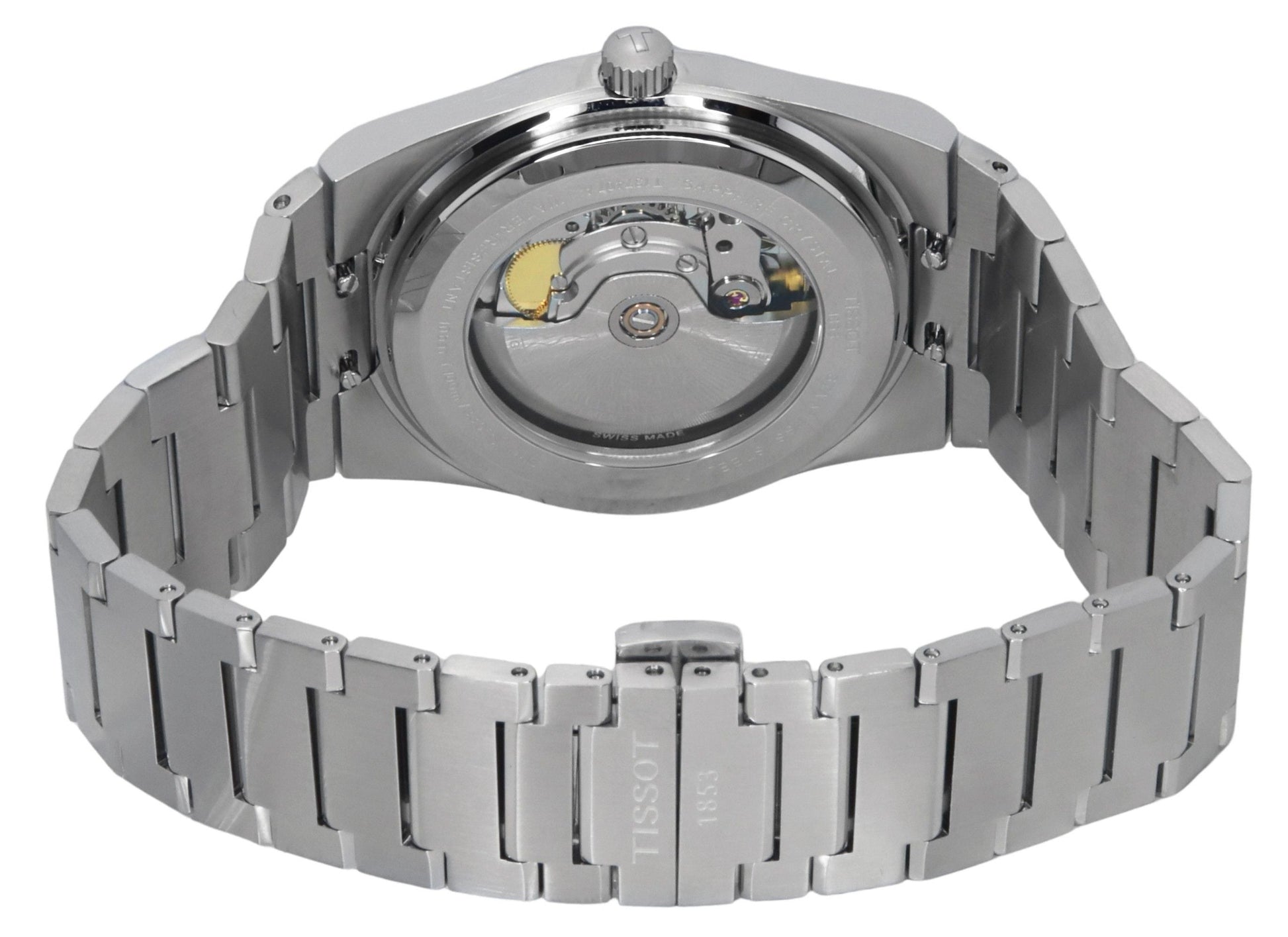 Tissot PRX Powermatic 80 Gradient Stainless Steel Black Chameleon Dial Automatic T137.407.11.051.01 100M Men's Watch - Prestige Stones