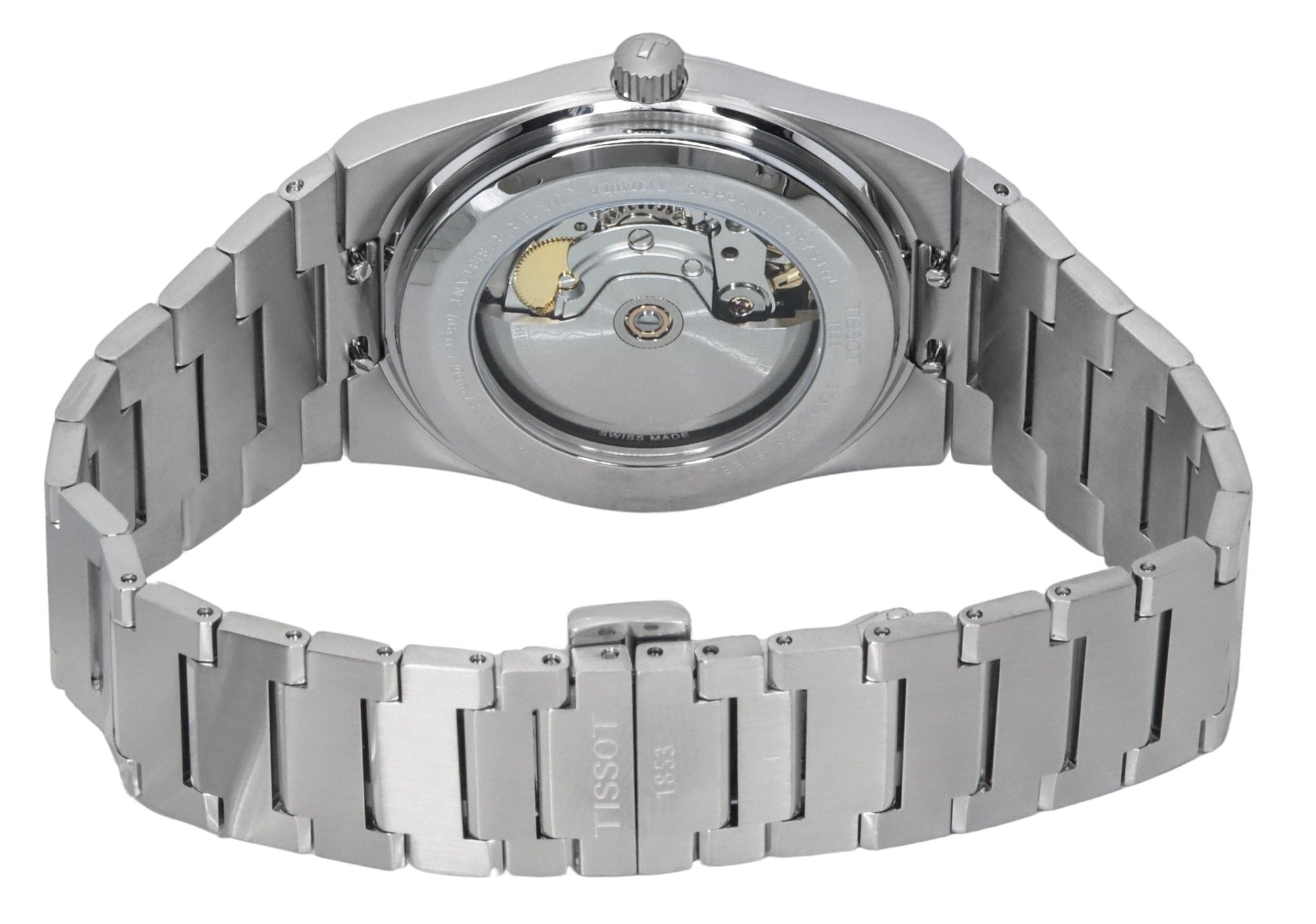 Tissot PRX Powermatic 80 Gradient Stainless Steel Ice Blue Chameleon Dial Automatic T137.407.11.351.01 100M Men's Watch - Prestige Stones
