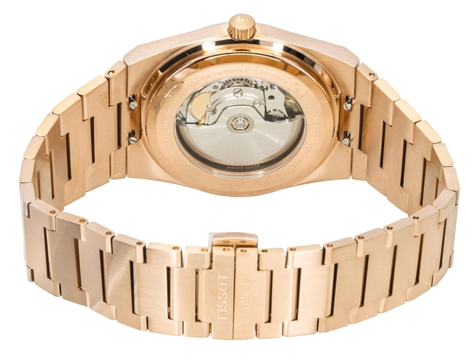 Tissot PRX Rose Gold Stainless Steel Blue Dial Automatic T137.407.33.041.00 100M Men's Watch - Prestige Stones