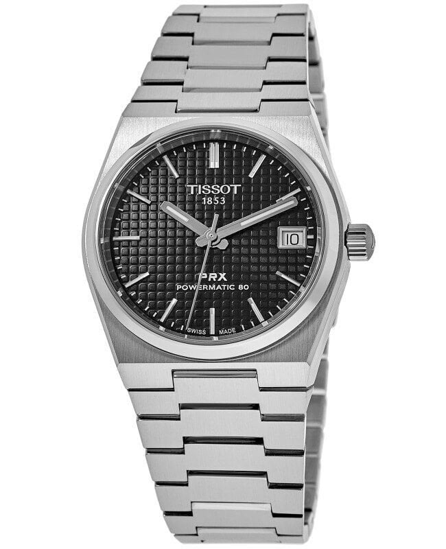 Tissot PRX T - Classic Powermatic 80 Black Dial Automatic T137.207.11.051.00 100M Unisex Watch - Prestige Stones